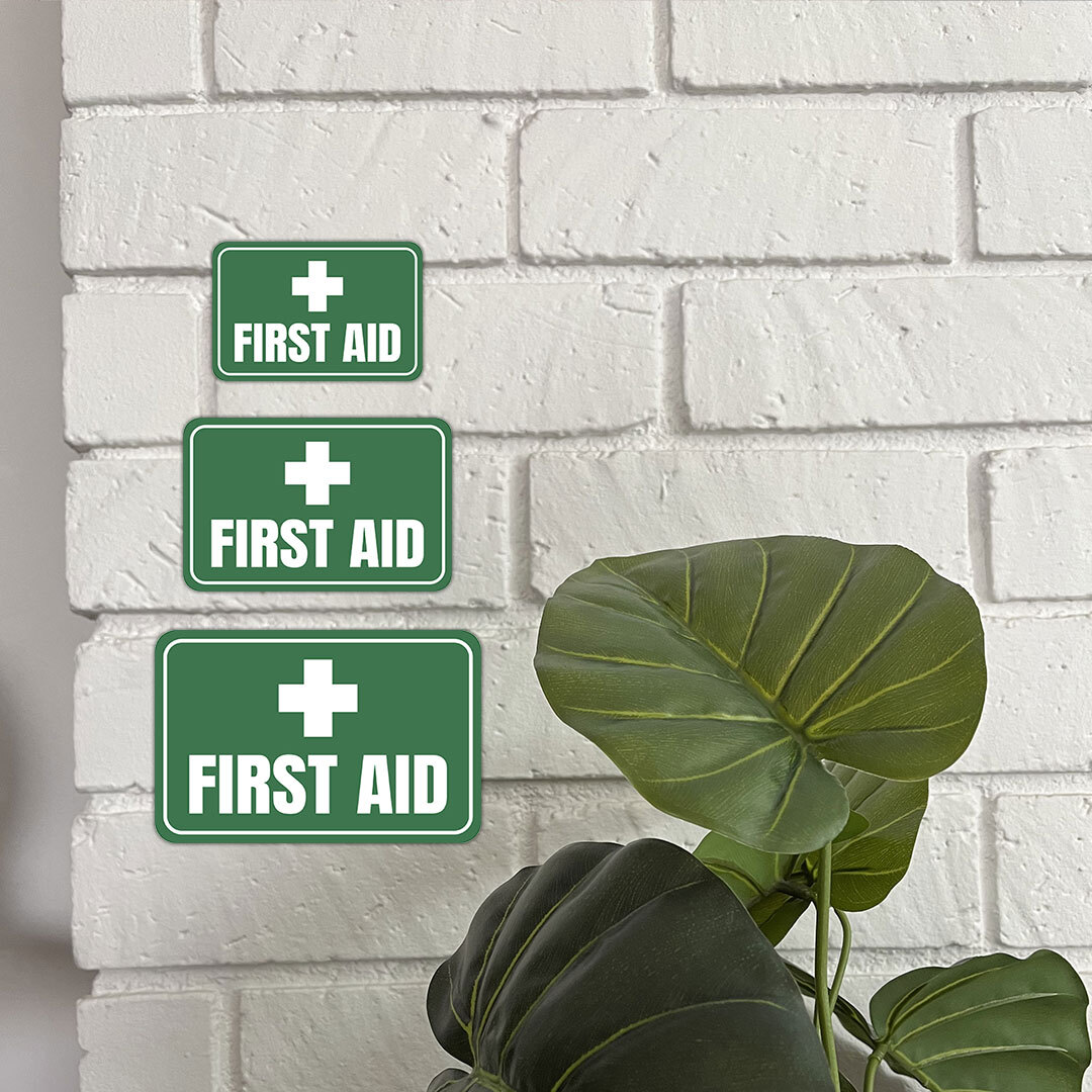 Classic Framed Plus First Aid Wall or Door Sign | Workplace Health and Safety