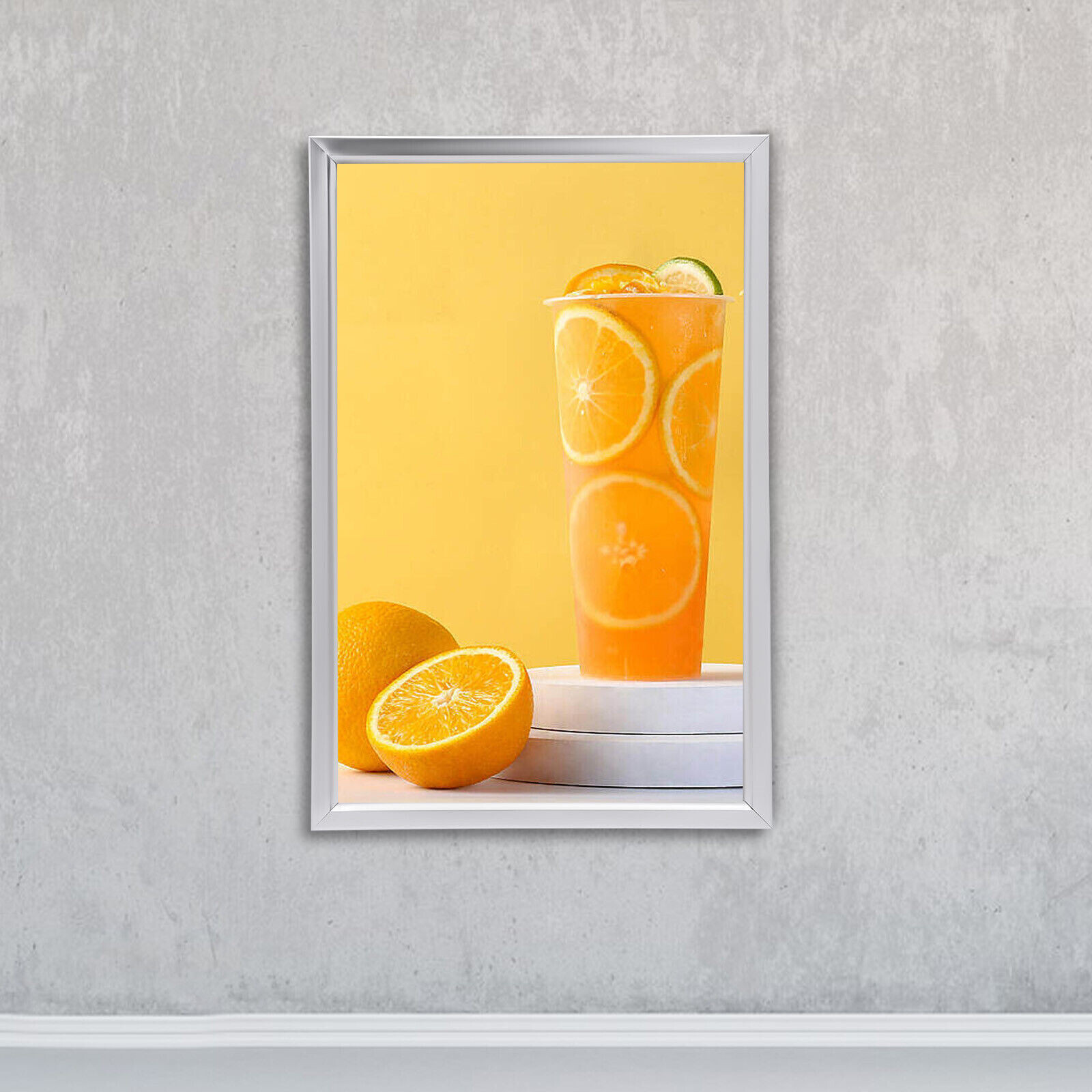 LED Illuminated Wall Mounted Frame Poster Display Board Advertising Display