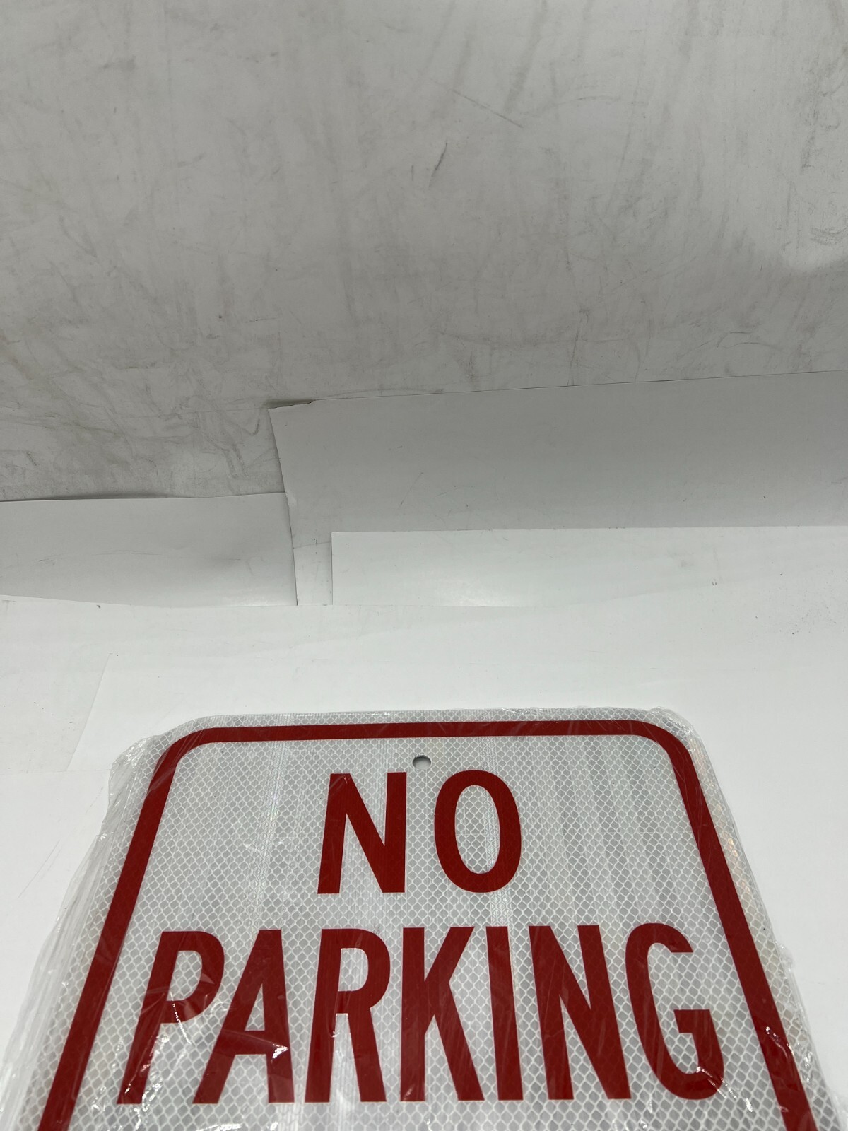 (QTY 2) SmartSign 1ARF “No Parking Any Time” Sign 12″ x 18″ 3M Metal White Red