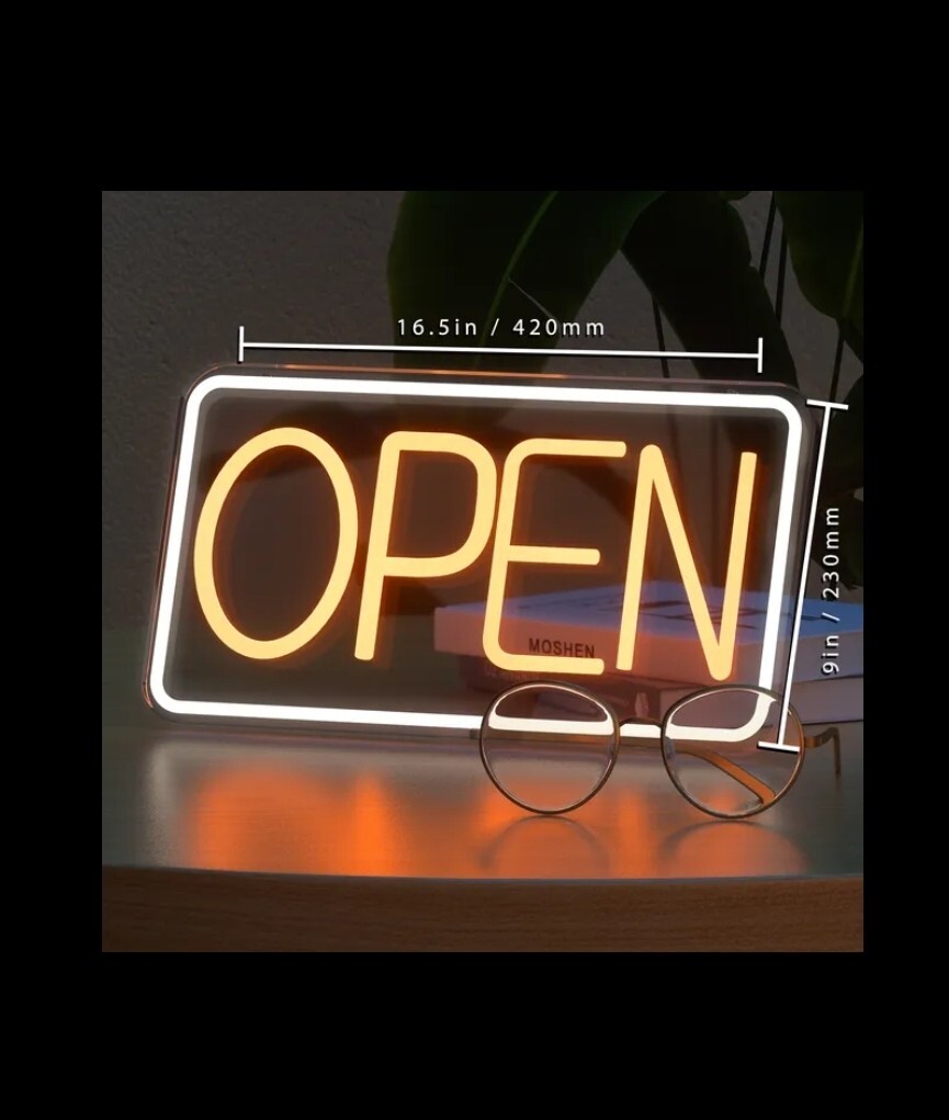 LED STORE OPEN SIGN , OPEN BUSSINES SIGN ,NIGHT LAMP HOME FOR BAR