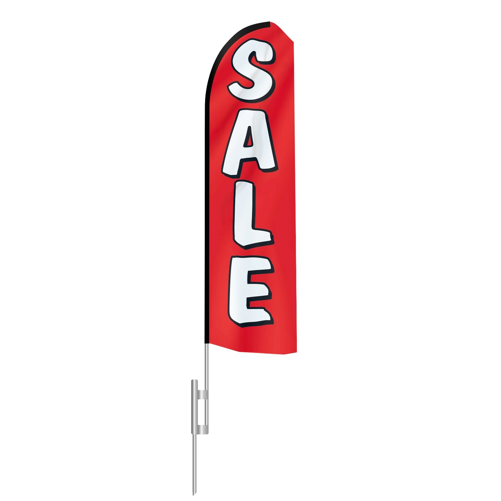 EZ Line Used Car Dealership Carlot Swooper Feather Flag Dealer 3 Large Flag Kit