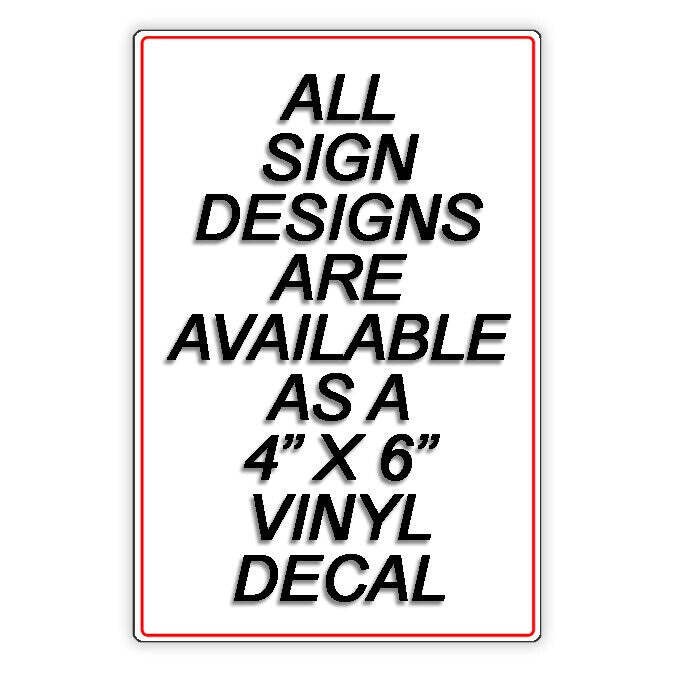 Speed Limit 5 Strictly Enforced Sign / Decal Mph Slow Warning Traffic Best