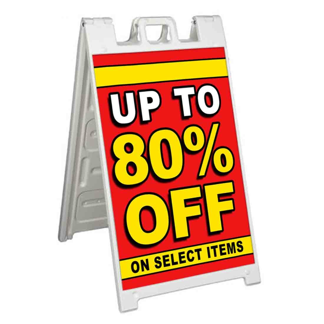 UP TO 80% OFF ON SELECT ITEMS Signicade 24×36 Aframe Sidewalk Sign Banner Decal