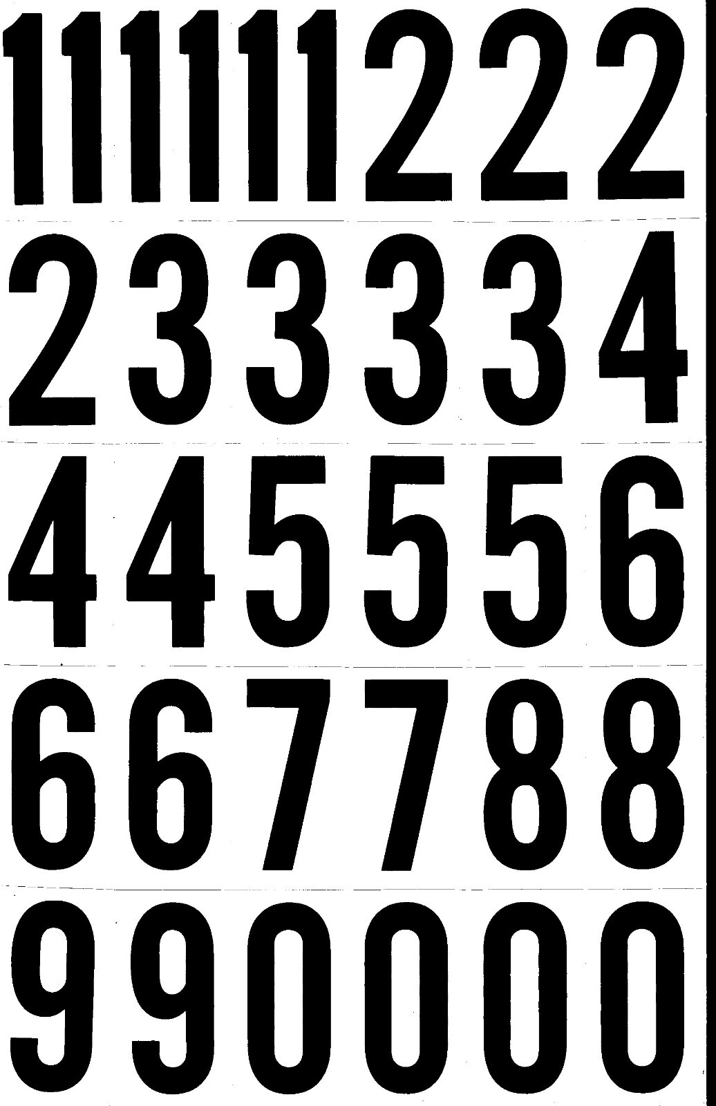 HY-KO For Sale Sign Car Vehicles Auto Sales 9X12, Letters, #’s, Info Sheet Qty 6