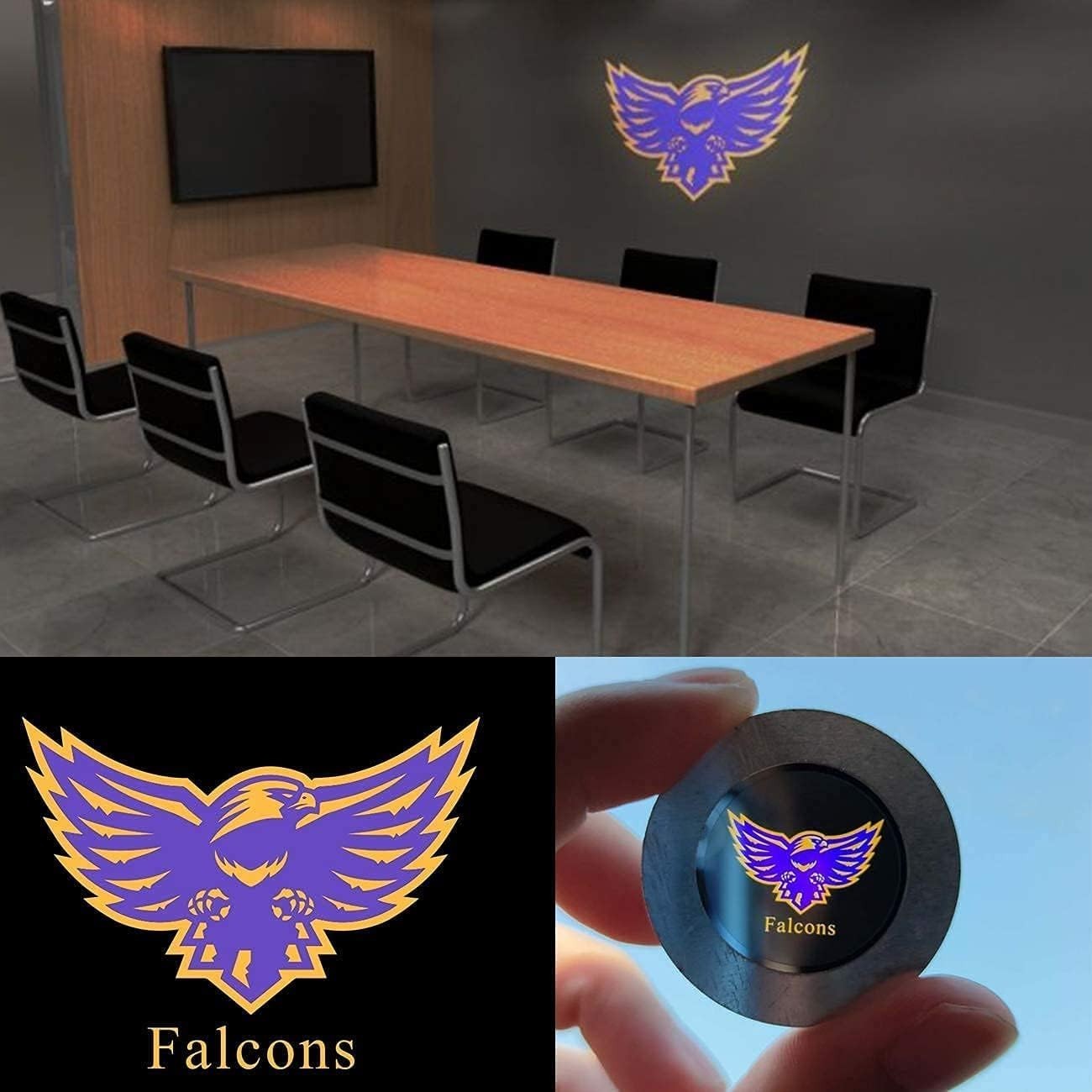 50W LED Logo GOBO Projector DJ Effect Light Including Free Custom Glass GOBO