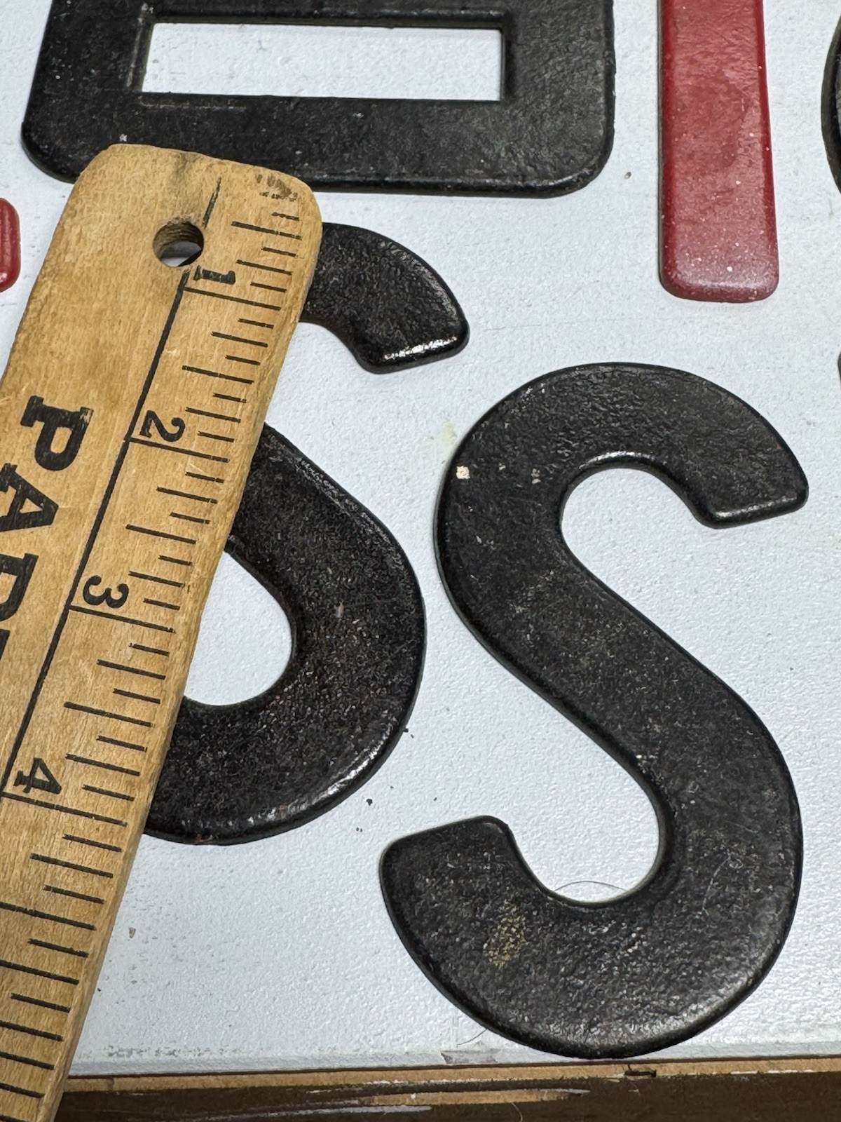 3D Black Plastic Letters & Numbers Set (14pc) for Signs DIY Crafts Personalized