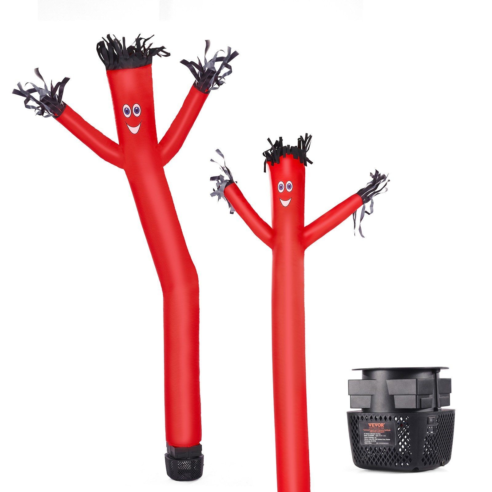 6ft Durable Inflatable Tube Man Kit, 1/15HP Blower, PP+190T, IPX3