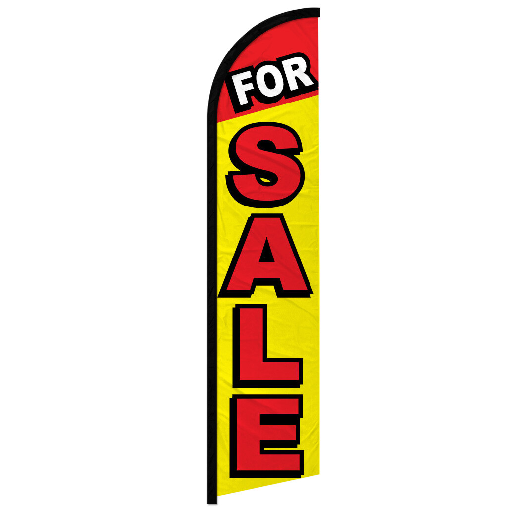 For Sale Windless Swooper Flag Real Estate Dealership