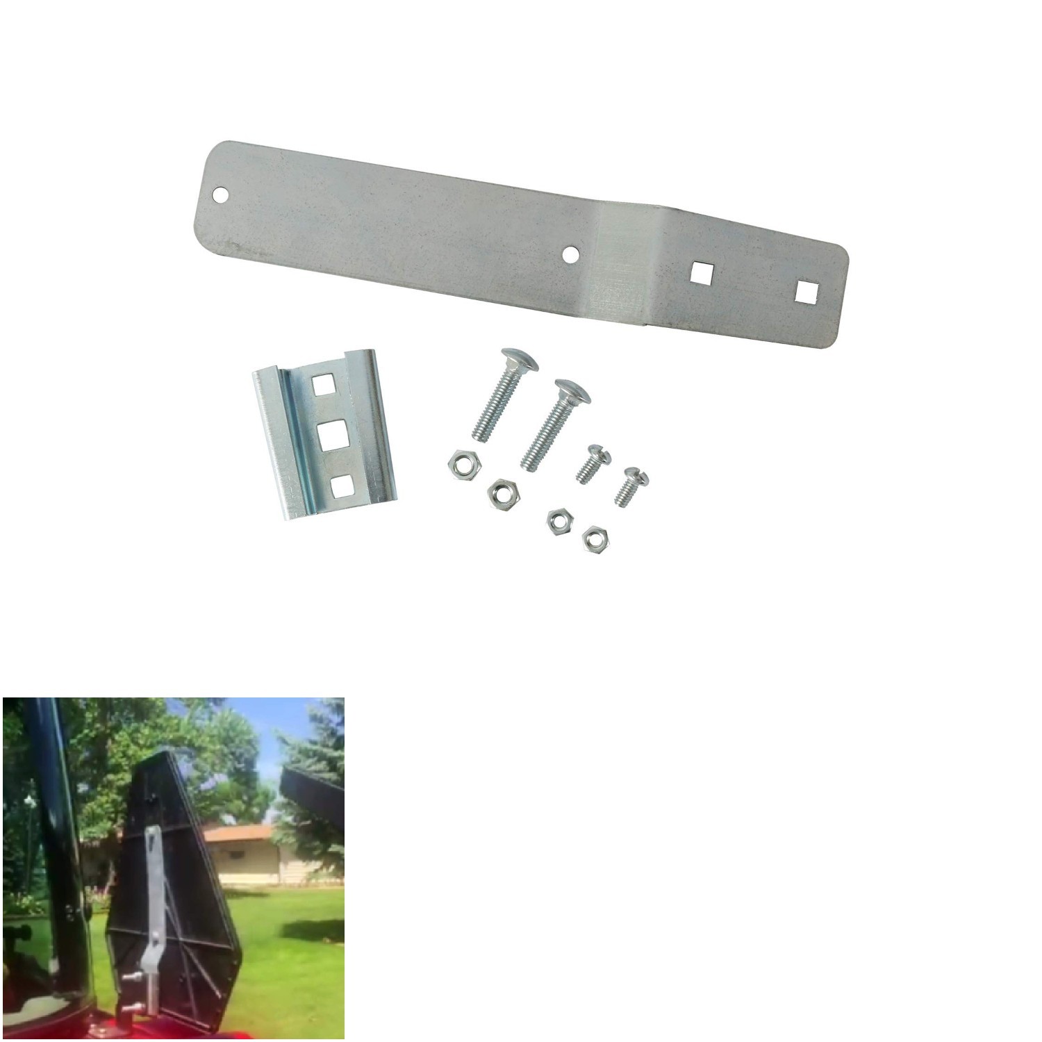 Tractor Bracket Sign Mounting Kit (1) Tractor (1) Sign (4) Bolts (4) Nuts