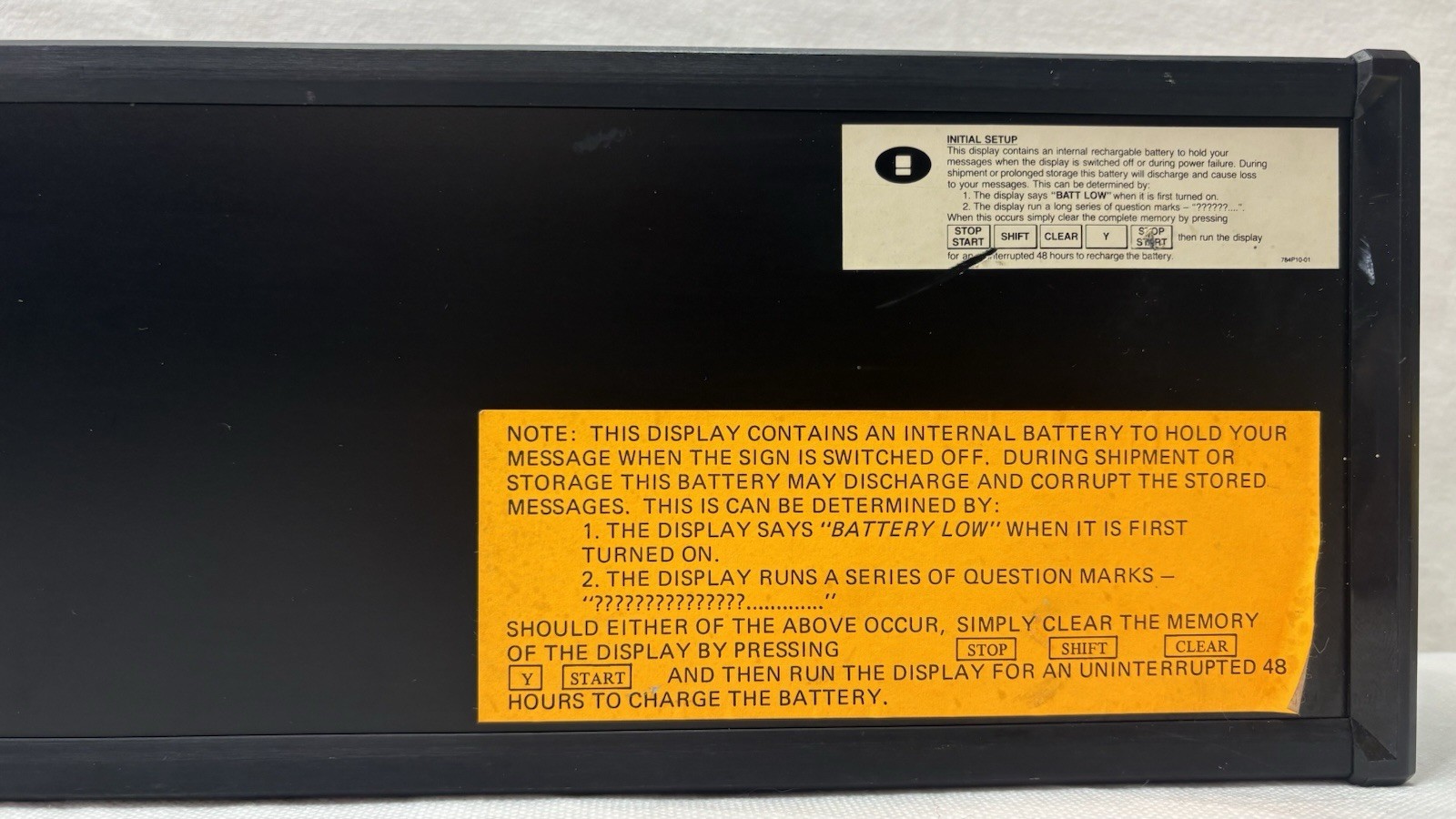 Vintage Color Cells LED Moving Message Sign CC784 Seville Classics Remote Power