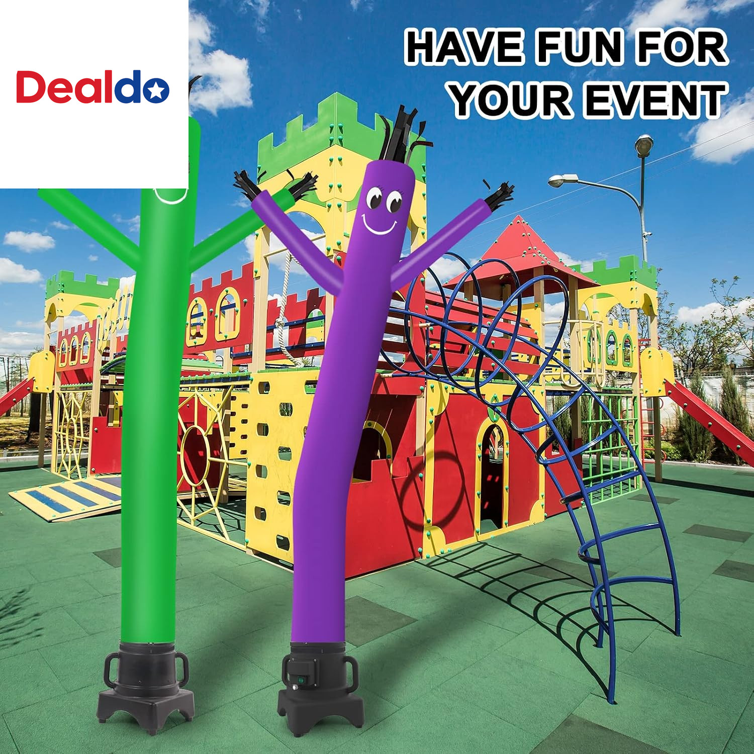 8FT Fly Puppet Dancer with 1/3Hp Blower Complete Set (Purple)
