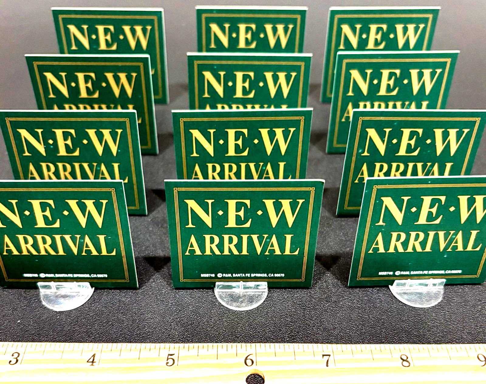 ⭐ FOR YOUR CHRISTMAS SALE ⭐ NEW ARRIVAL DISPLAY CASE PRICE SIGNS JEWELRY STORE +