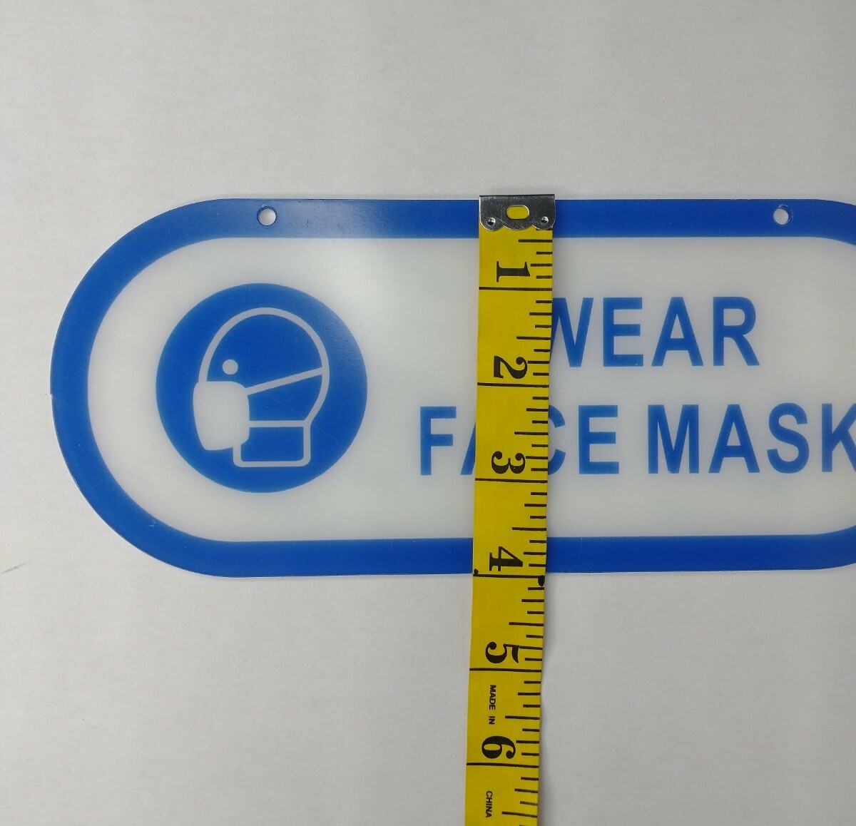 Wear Face Mask Retail Store Office Sign Self Adhesive Or Wall Hanging
