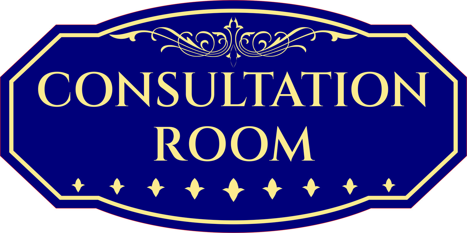 Victorian Plus Consultation Room Wall or Door Sign | Legal and Courtroom