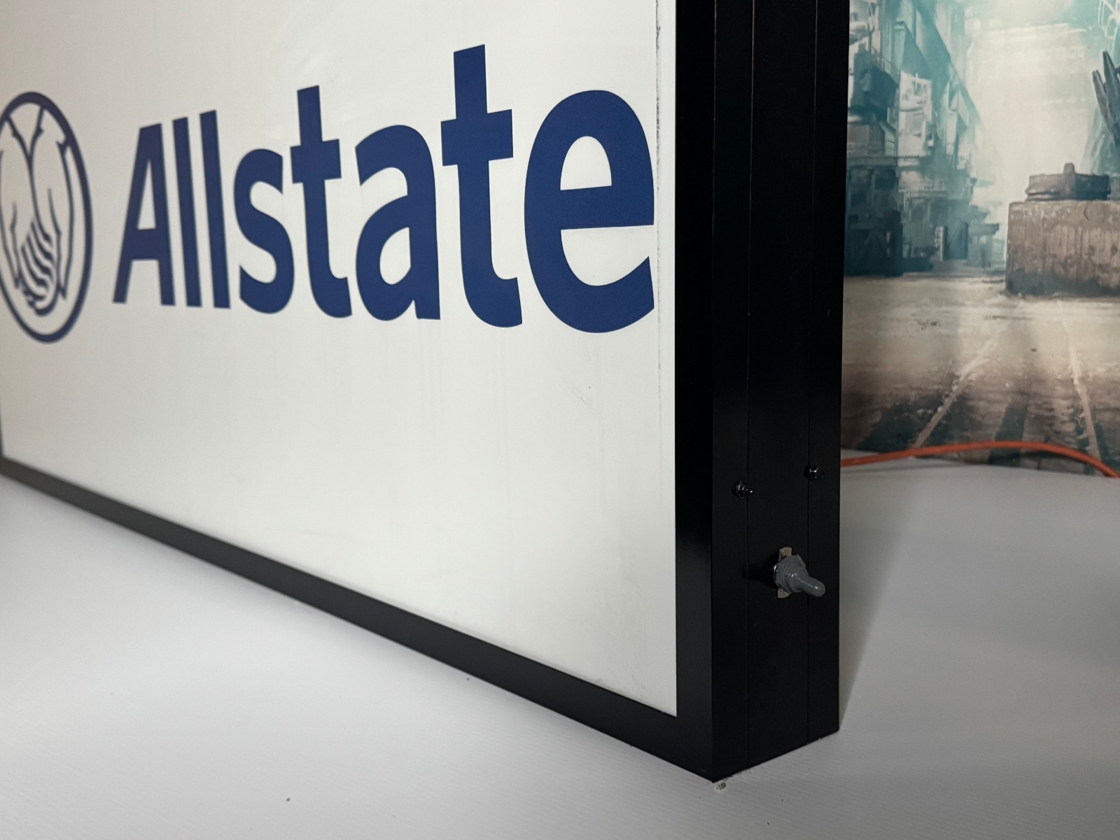Outdoor Light Box Sign Cabinet Single Side Led Lighting Low Profile 2×8