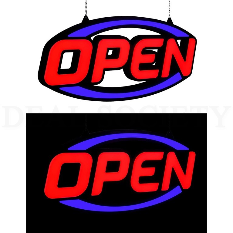 eLED 2026 Model 32″ x 16″ Remote Controlled LED Neon Open Sign