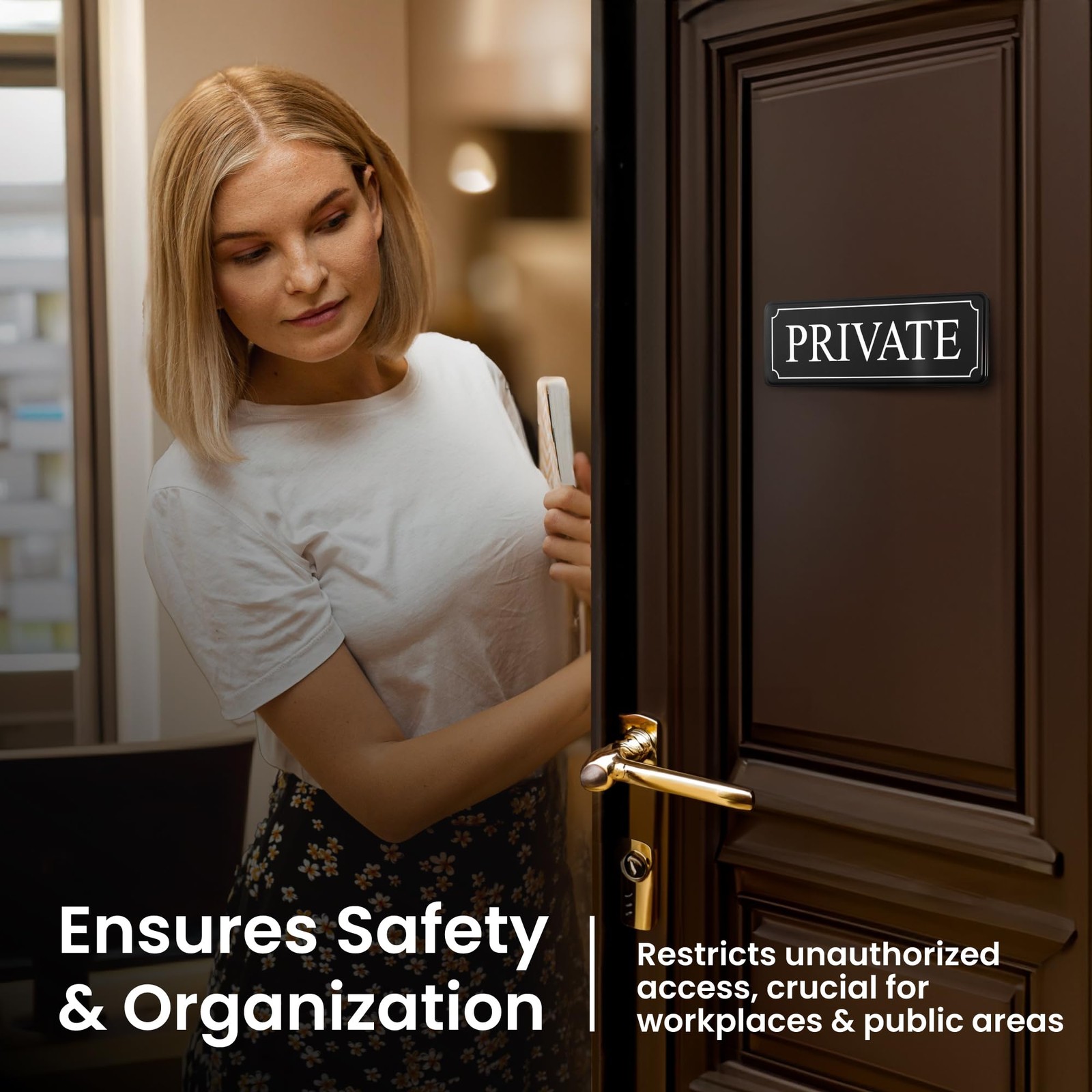 Private Sign for Office Door Business Restaurant Hotel Commercial — Privacy B…