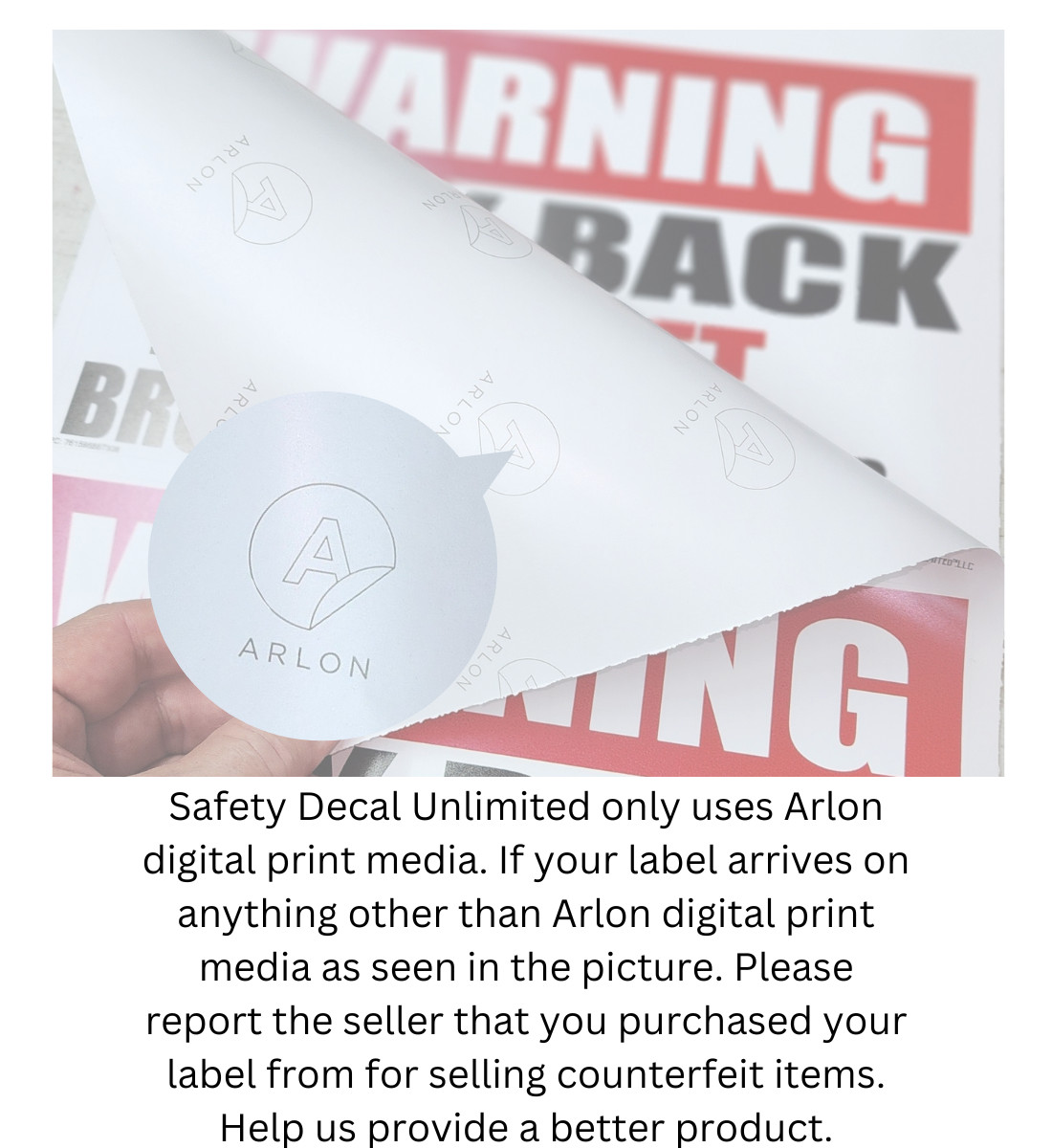 NOTICE PHOTO IDENTIFICATION REQUIRED LABEL RETAIL STORE WINDOW STICKER DECAL
