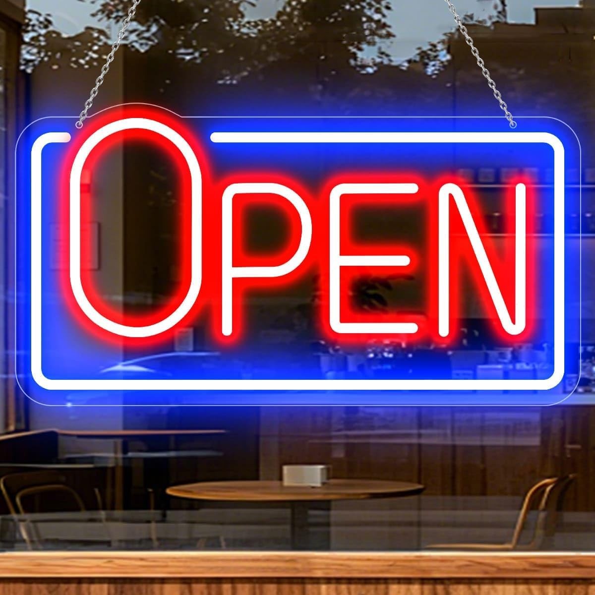 Led Neon Open Sign for Business Window Light up Open Sign for Store Carteles Let