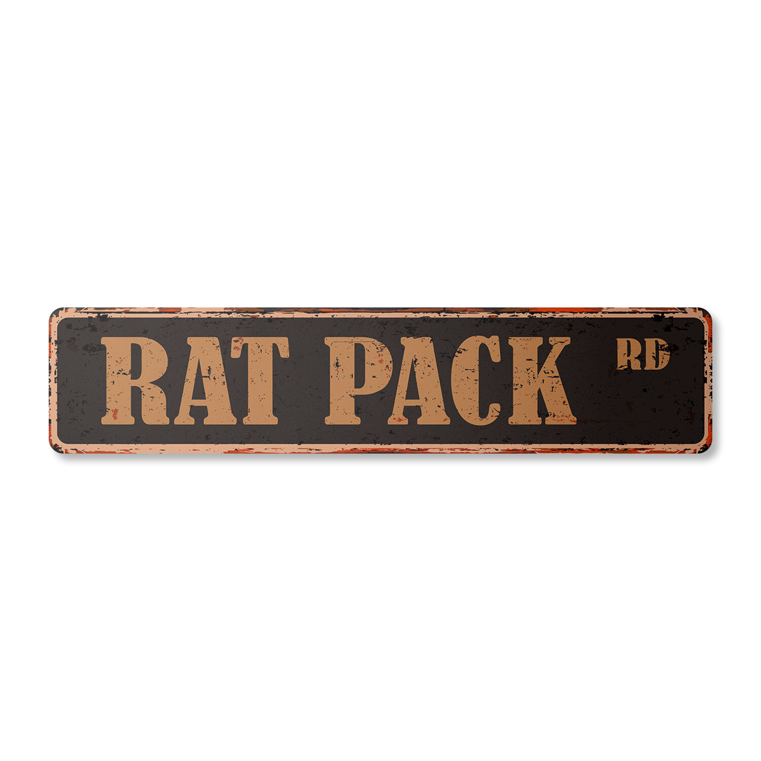 RAT PACK Vintage Street Sign Metal Plastic poster dean sands Sinatra Sammy