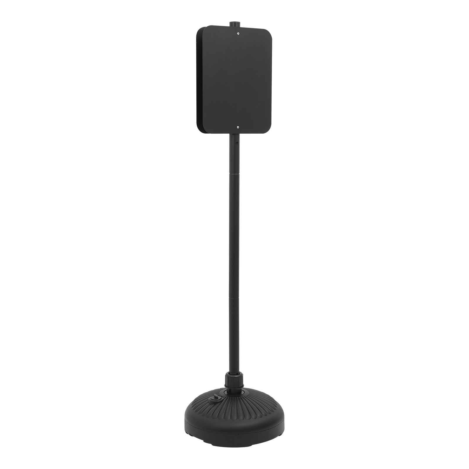 5.25ft Black Dual-Sided Floorstanding Sign Holder Stand with Round Base