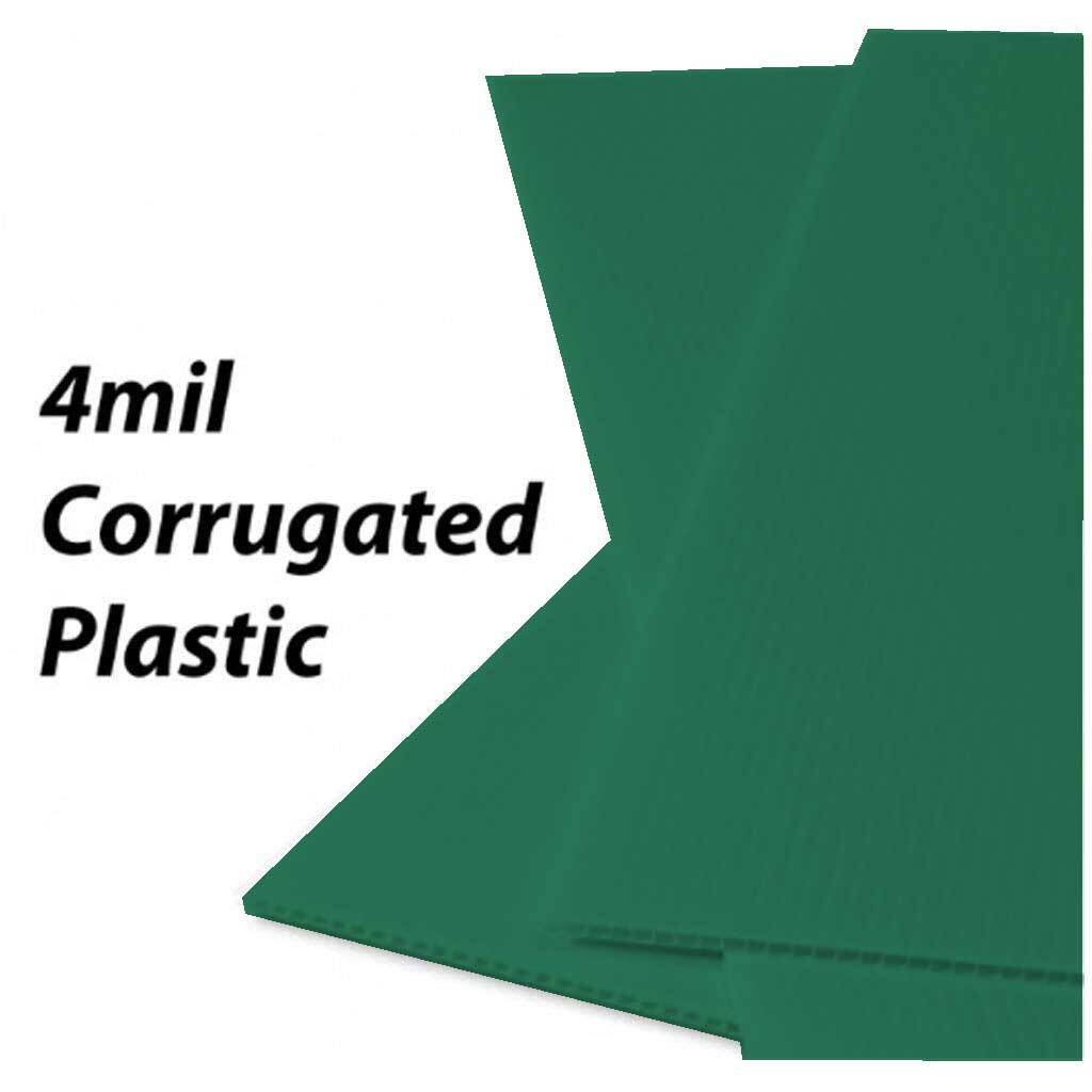 22″ Round Corrugated Plastic Yard Sign Blanks, 4mil thick, Various Color Options