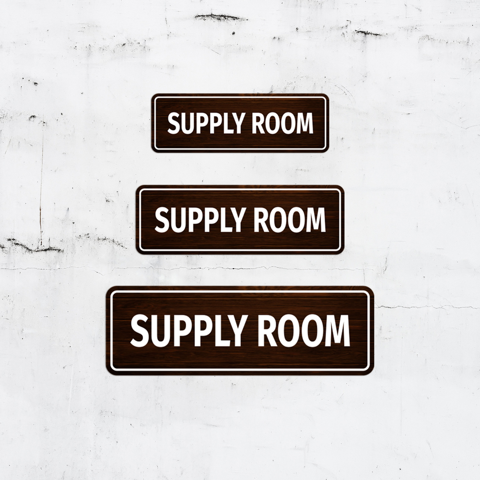 Standard Plus Supply Room Wall or Door Sign | Office & Home Decor
