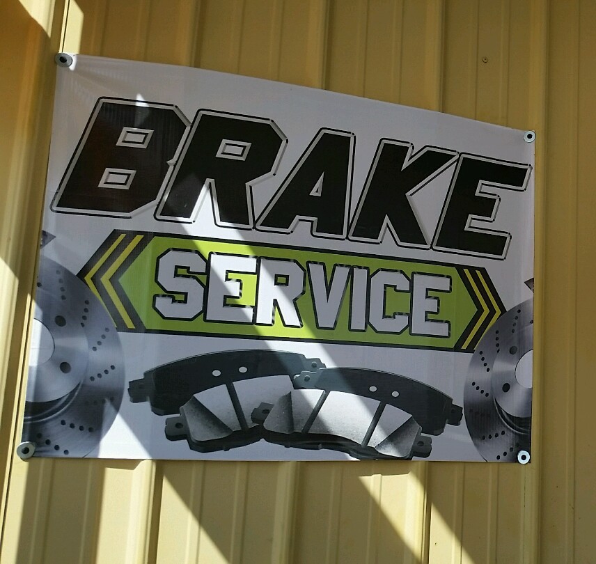 2′ x 3′ Brake Service Auto Repair Outdoor Indoor Wall Banner Open Sign Tire Shop