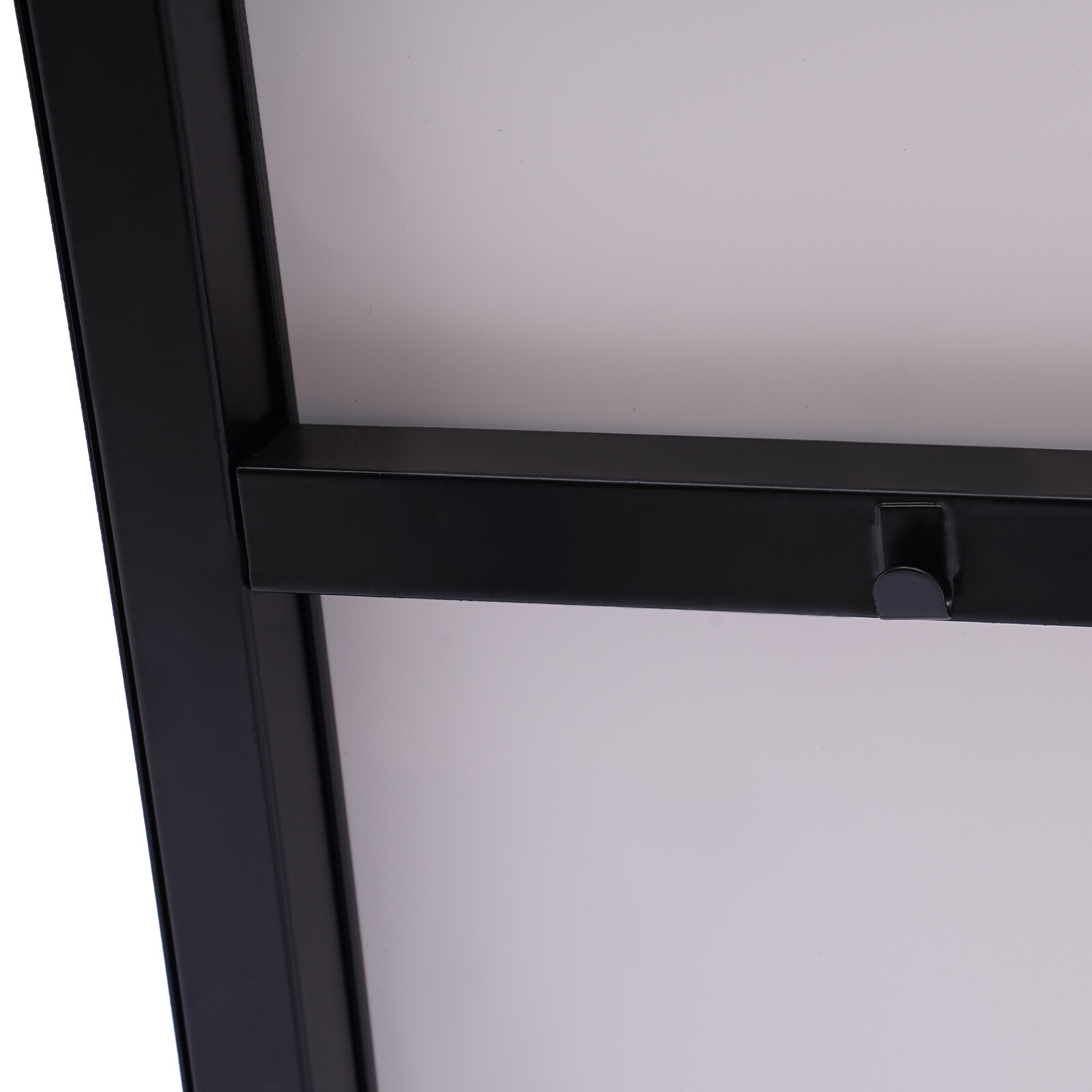 LED Movie Poster Frame Floor Standing 60 × 90 cm Light Guide Black