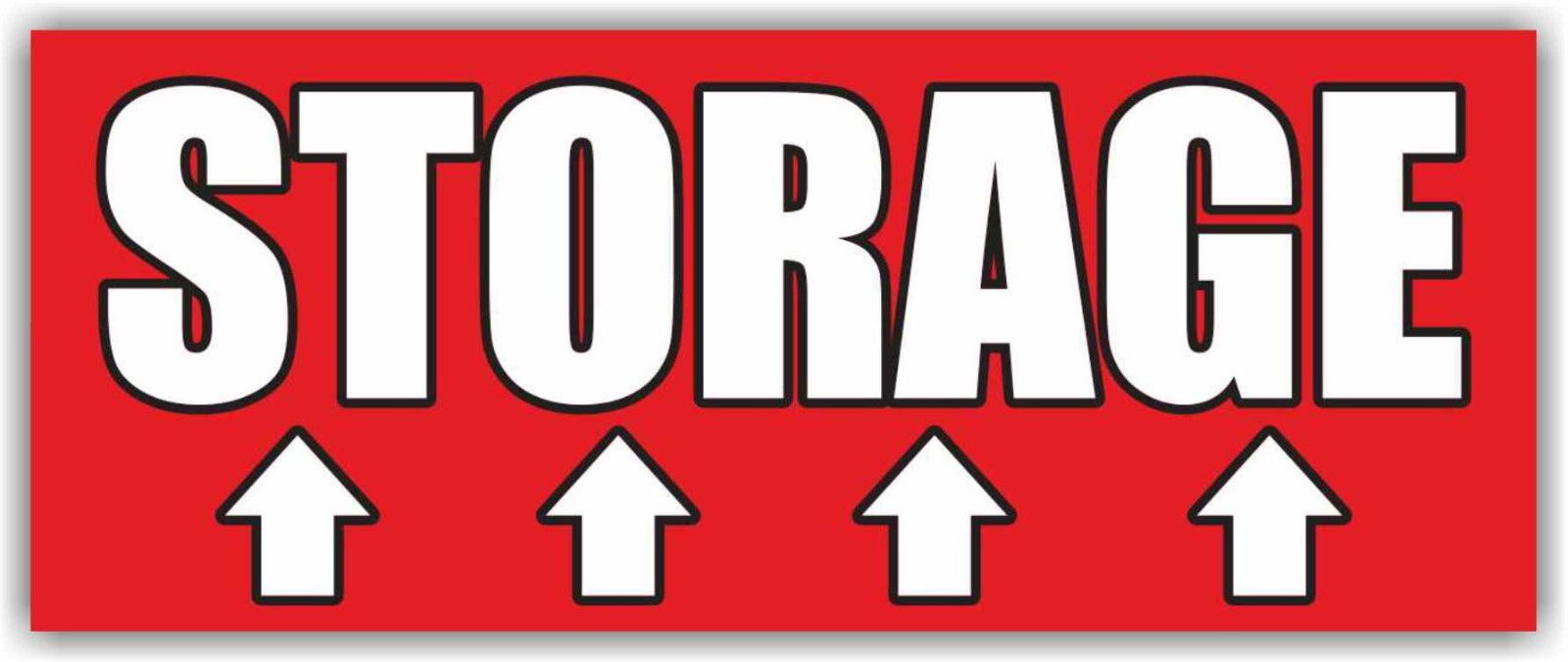 STORAGE Advertising Banner Vinyl Sign Rv Boat Rent Realtor Space Secure Indoor