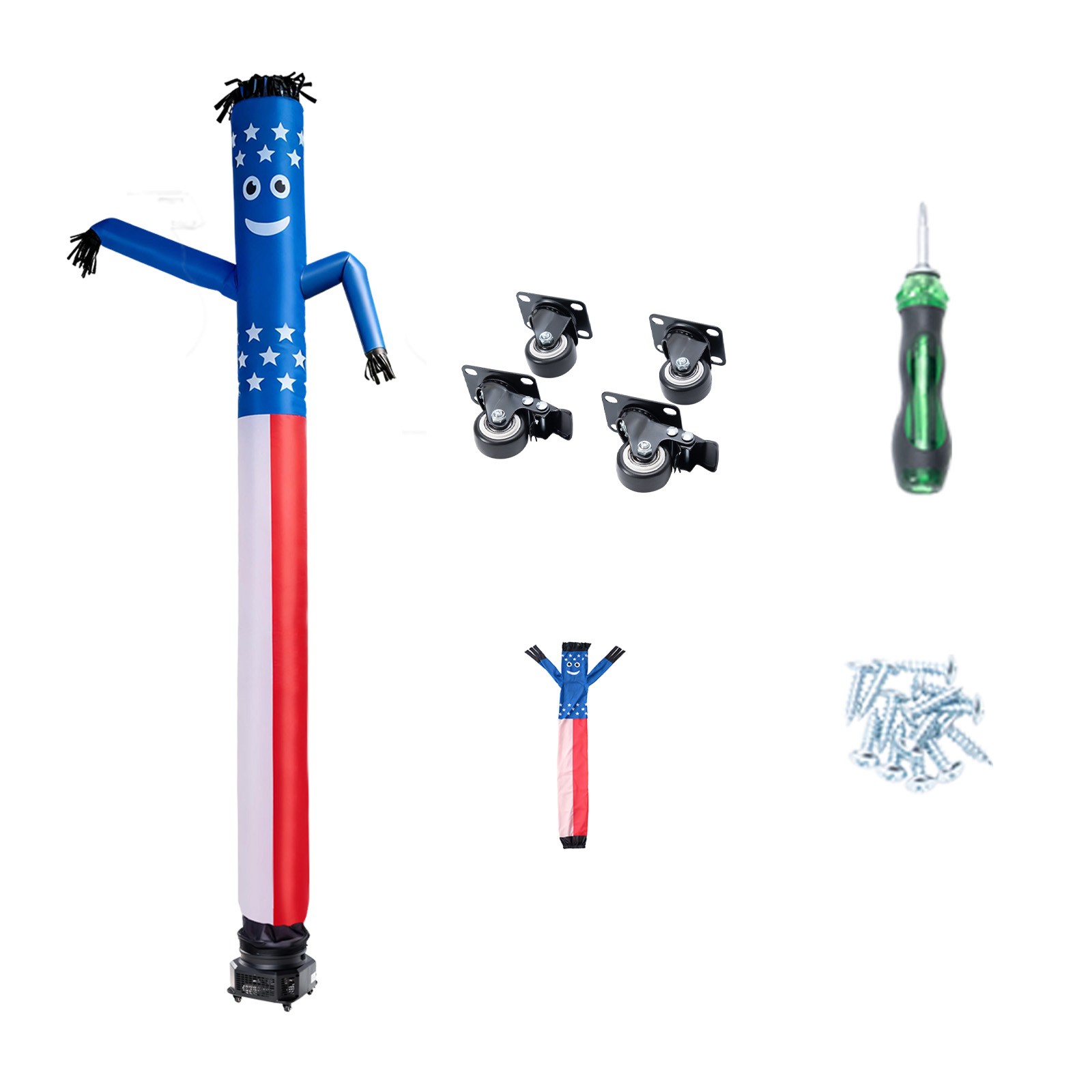 Uimoso Inflatable Tube Man with 3/4 HP Blower Fan, 10 ft Waving Dancing Figure