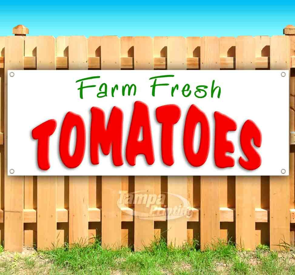 Tomatoes Advertising Vinyl Banner Flag Sign Many Sizes Available USA