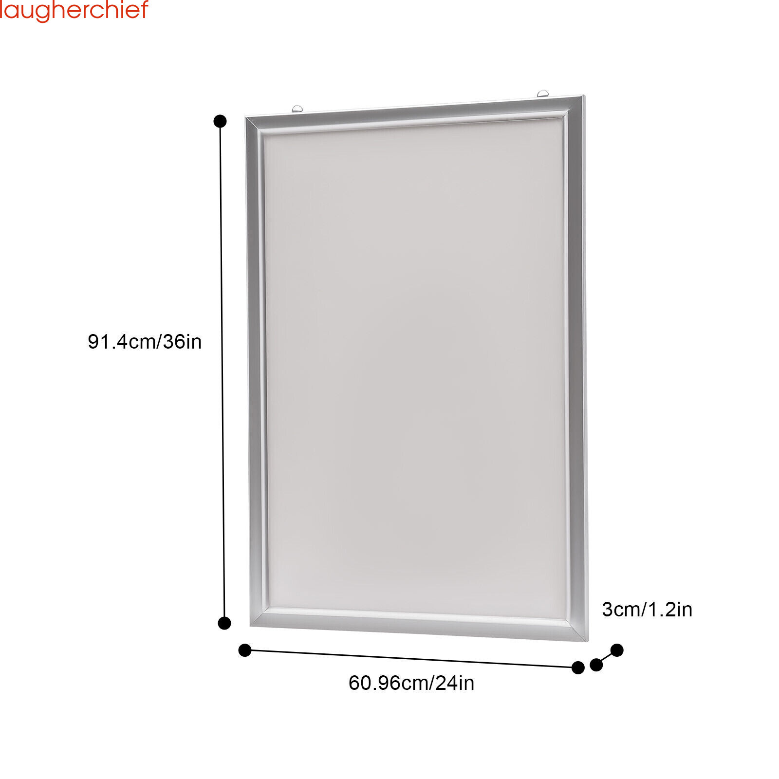 Wall Mount LED Light Box Movie Poster Display 24″x36″ Advertising Frame Store US