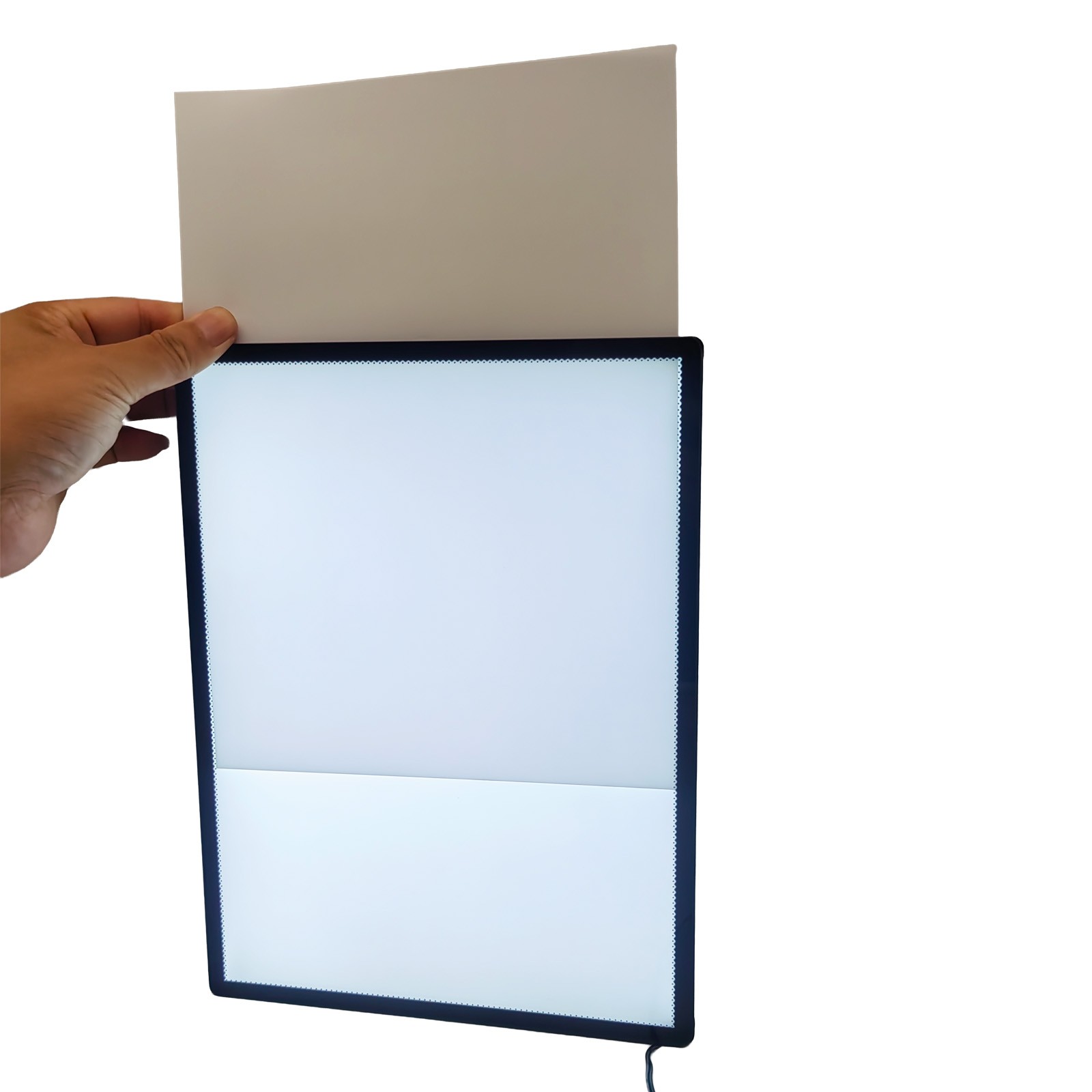 A4 Backlit Movie Poster Frame Aluminum Snap Frame Wall Mounted LED Ads Display