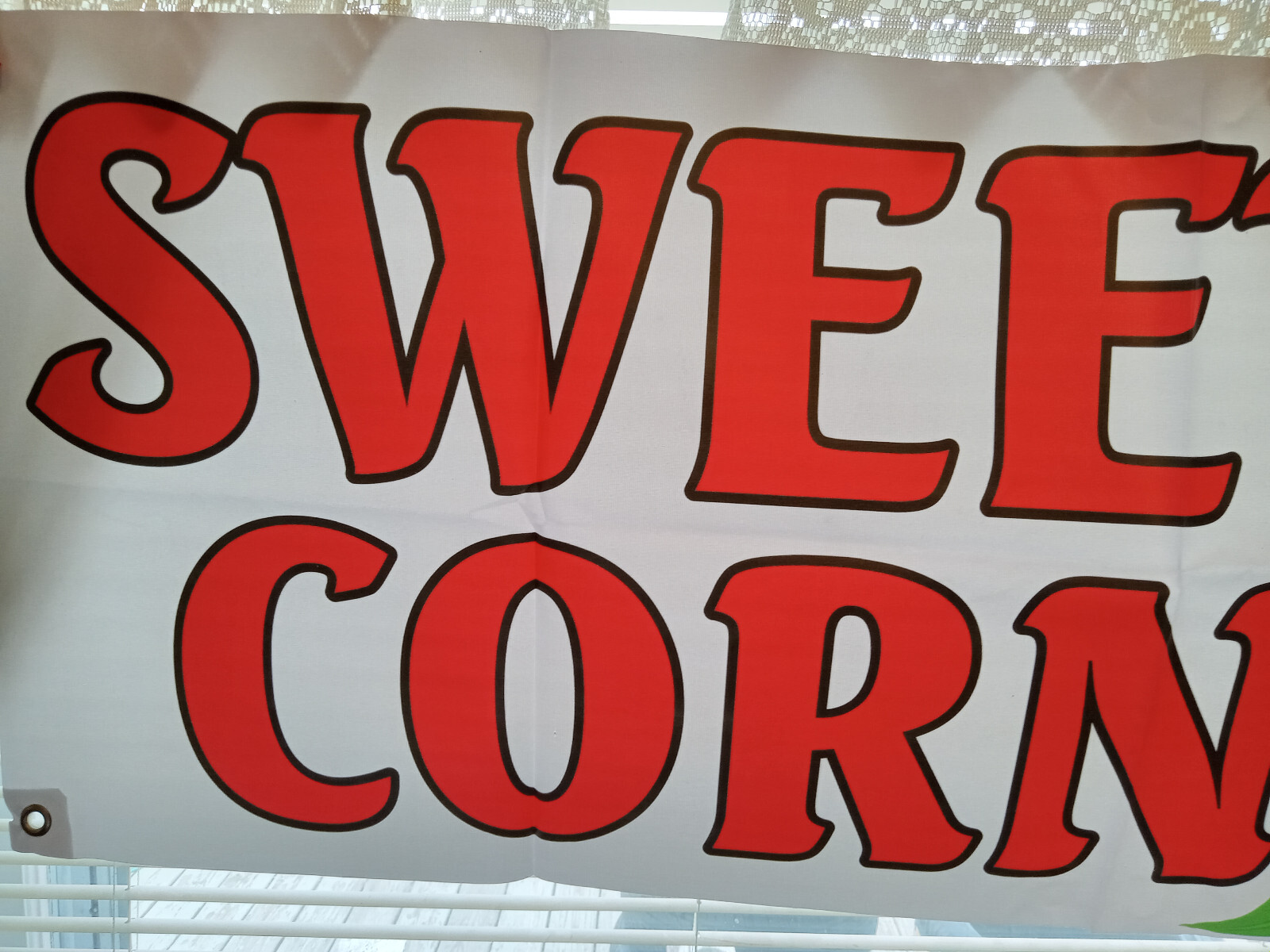 Vinyl Banner – Sign Sweet Corn Restaurant Cafe Bar Restaurant & Food 18″X48″