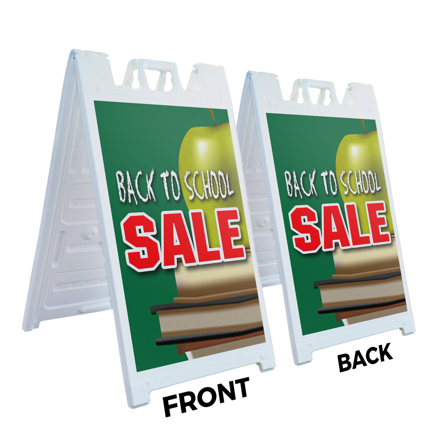 A-frame Sidewalk Back To School Sale 24″ x 36″ Double Sided A-Frame Sidewalk Sig