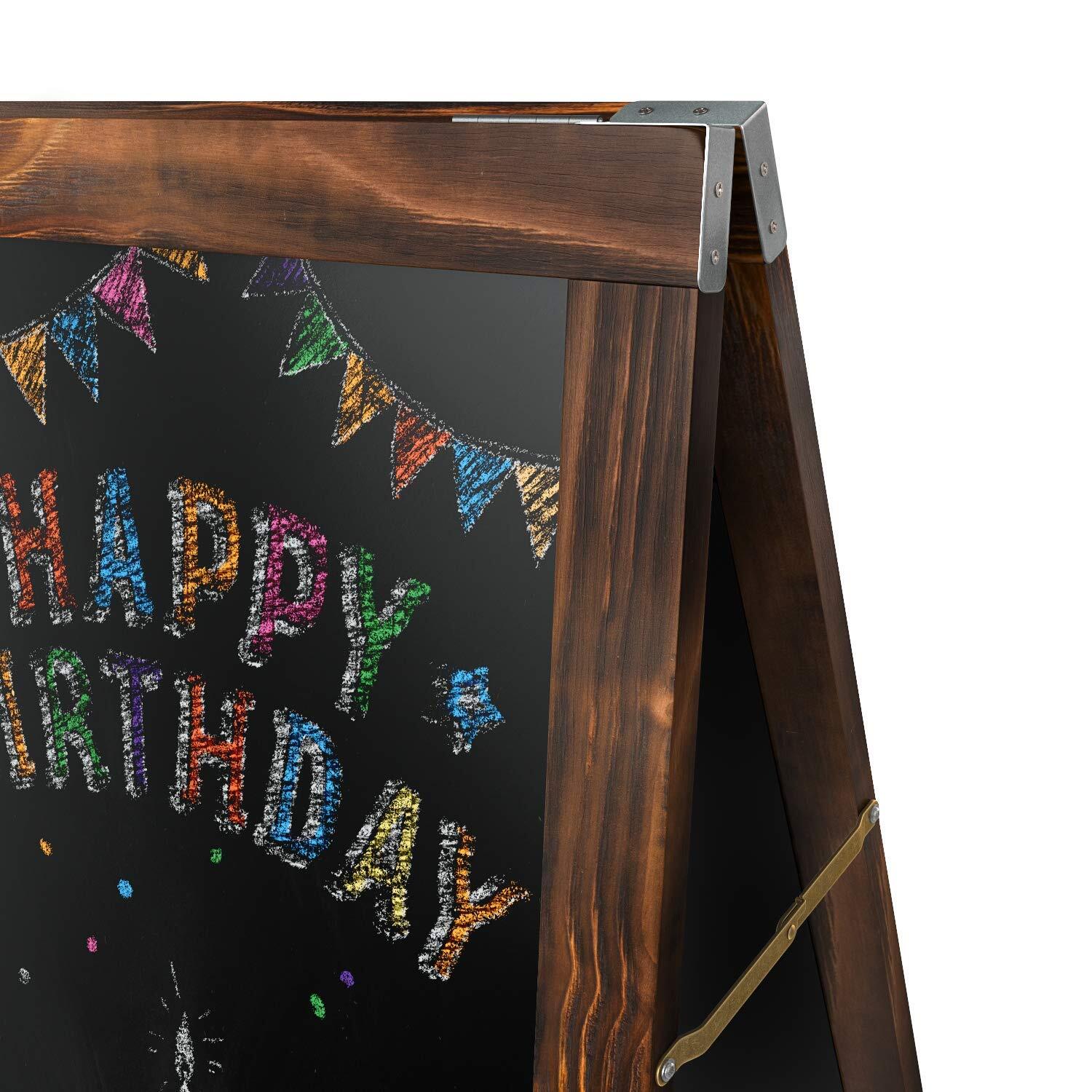 Arteza A-Frame Magnetic Chalkboard | Double-Sided | 40 x 20