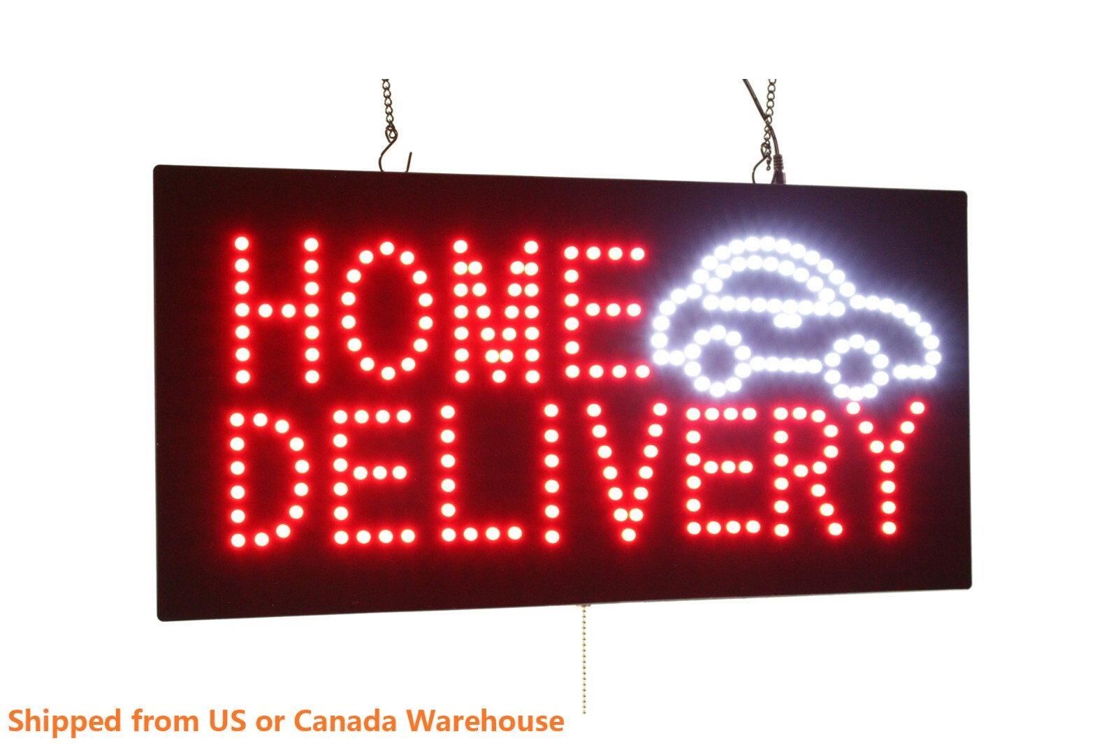 Home Delivery Neon Sign LED Open Sign Store Sign Business Sign Window Sign