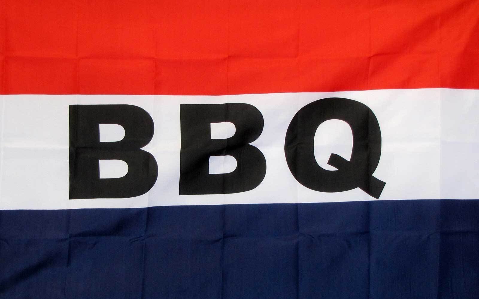 SET 2 PACK BBQ RED WHITE BLUE 3’X 5′ POLY FLAG-USA SELLER Z30