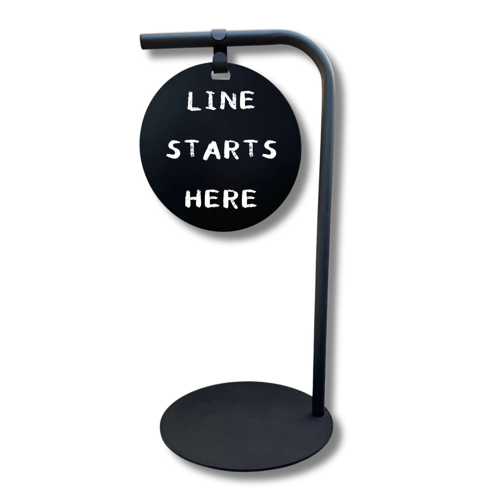 Pop-Up Pathway Round Double Sided Magnetic Chalkboard Sidewalk Sign