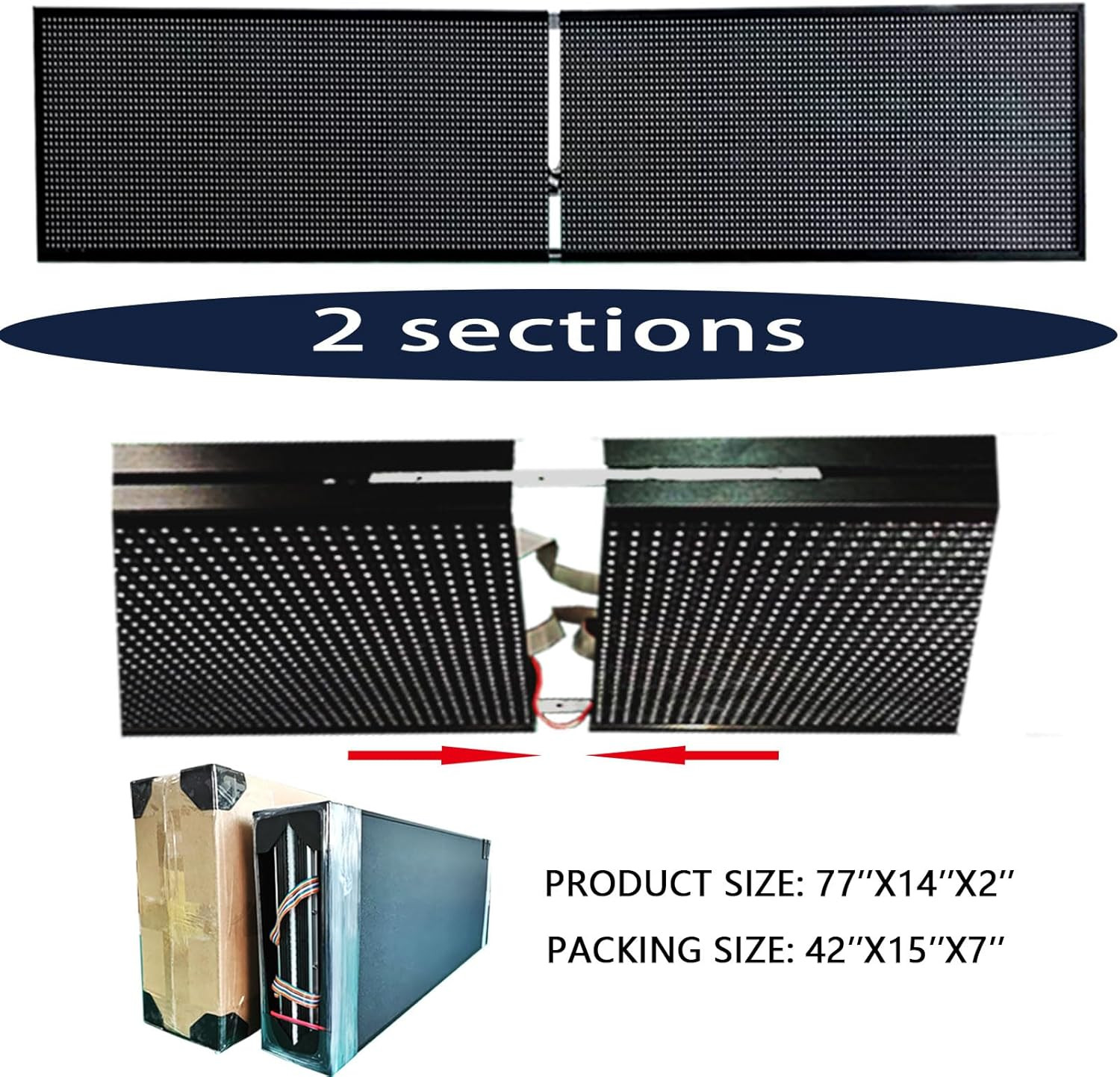 Outdoor LED Sign WiFi Programmable Digital Scrolling Display Board P10