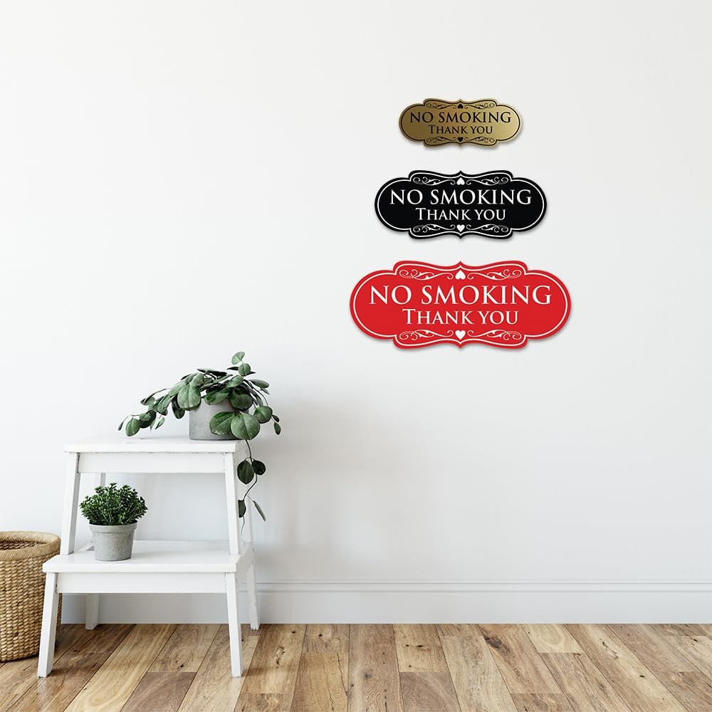 All Quality Designer No Smoking Thank You Wall Or Door Sign – Easy To Install