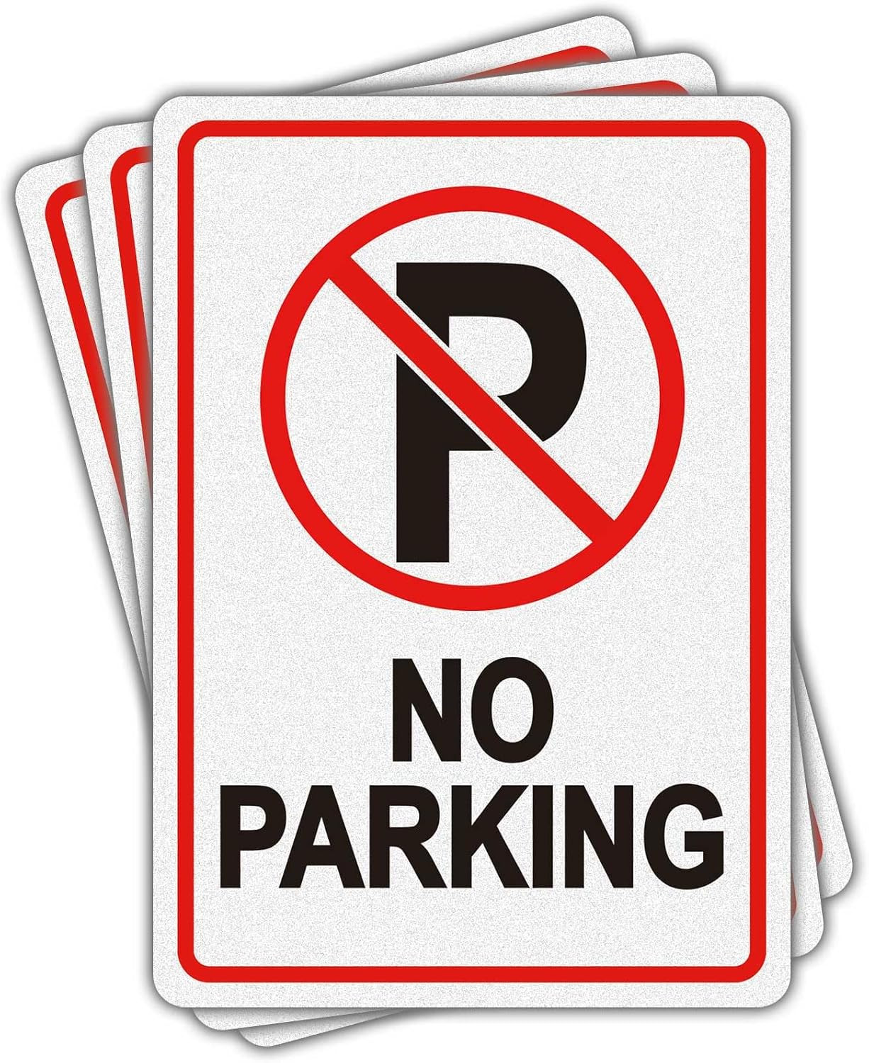 No Parking Signs, Do Not Park Here Sign, 3 Pack 10×7 Inch Reflective Waterproof