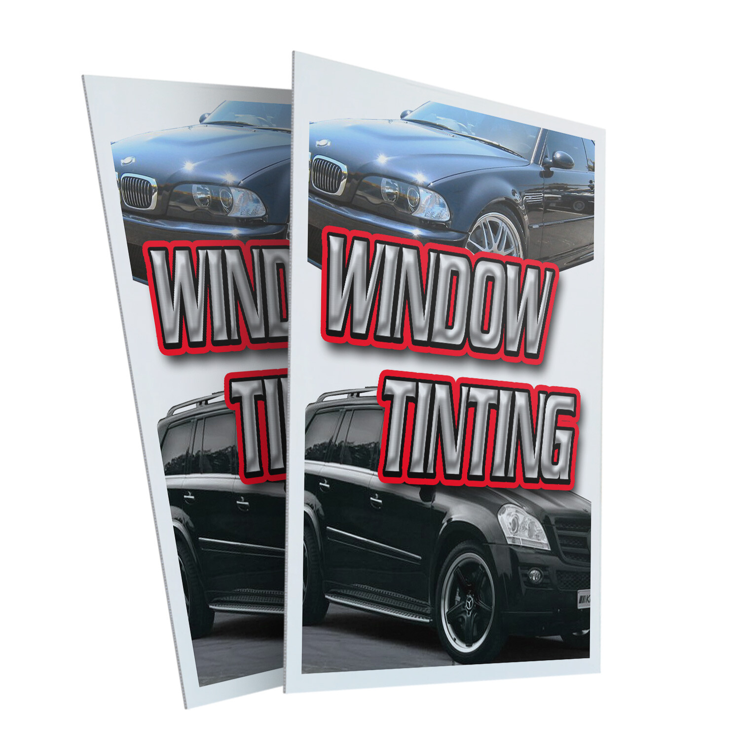 A-frame Sidewalk Window Tinting 24″ x 36″ Double Sided A-Frame Sidewalk Sign