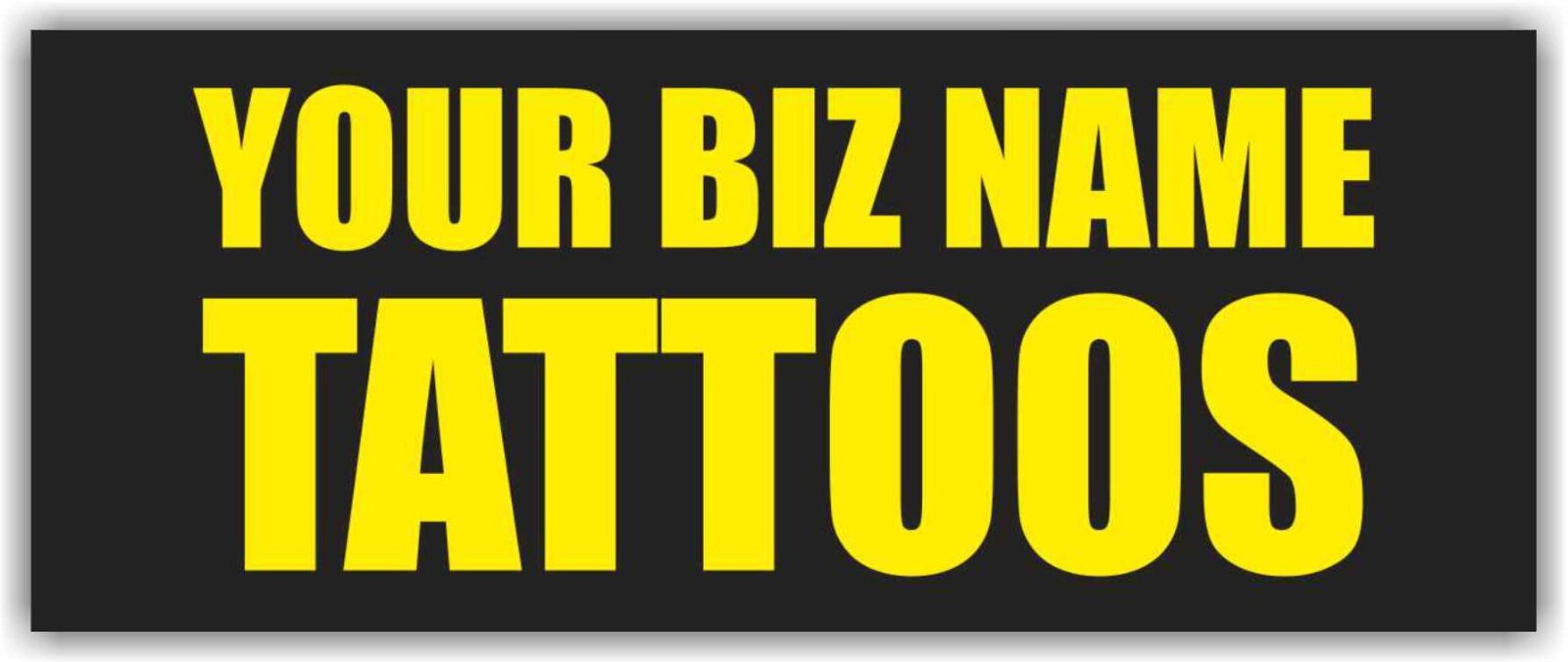 YOUR BIZ NAME TATTOOS Advertising Banner Vinyl Sign custom business piercing