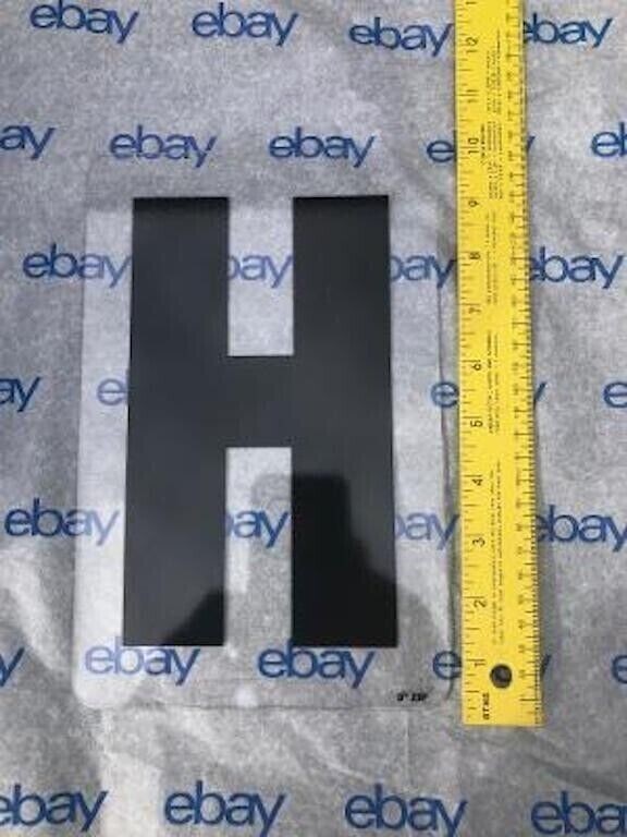 8 inch zip letters changeable outdoor signage marquee letters Letter H