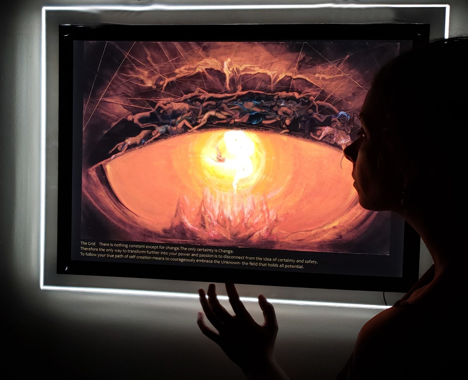 A2 crystal ultra thin backlit light box frame, advertising, art, agency display