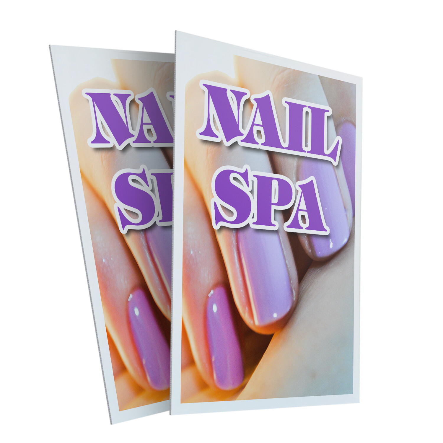 A-frame Sidewalk Nail Spa 24″ x 36″ Double Sided A-Frame Sidewalk Sign