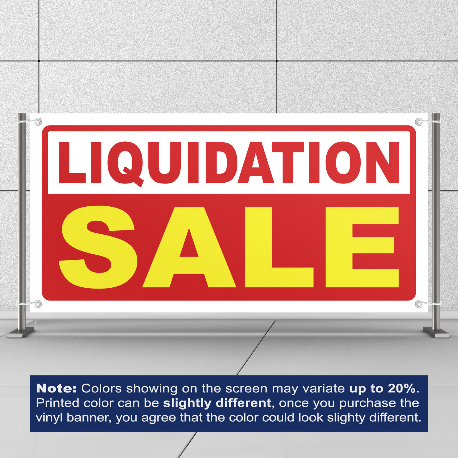 Liquidation Sale 13 oz Heavy Duty Vinyl Banner Going Out Of Business Sign