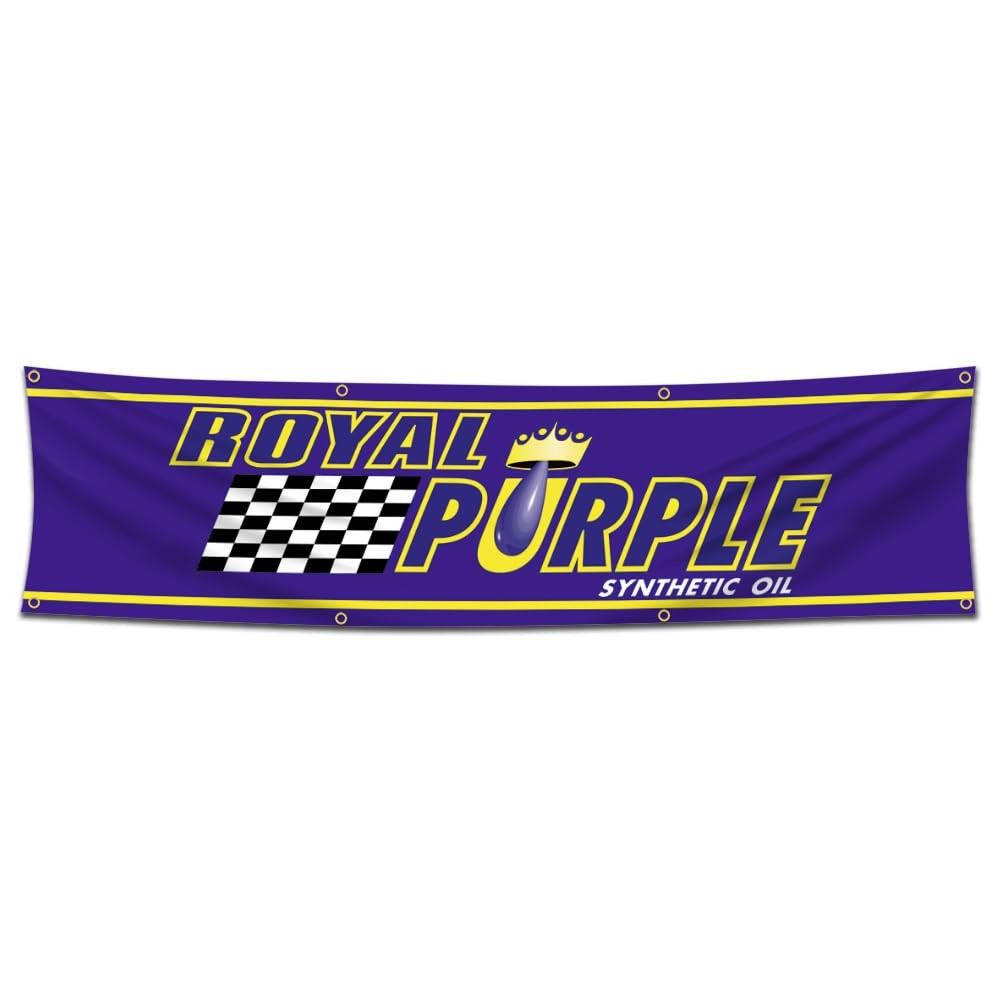 Car Racing Banner 2x8ft Polyester Garage Decor Man Cave Shop Racing Team Sign
